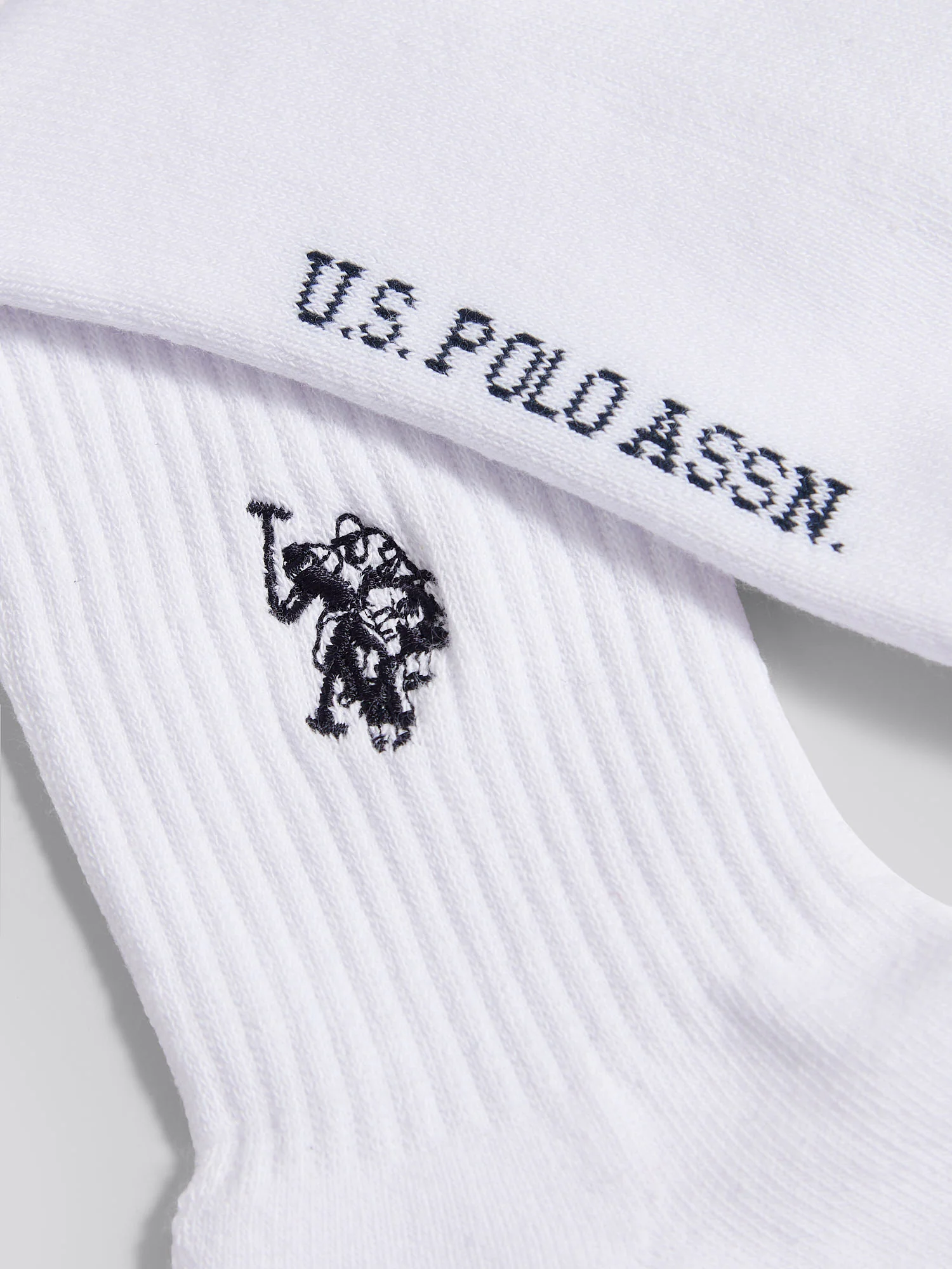 Mens 3 Pack Quarter Sports Sock Bright White - Image 2
