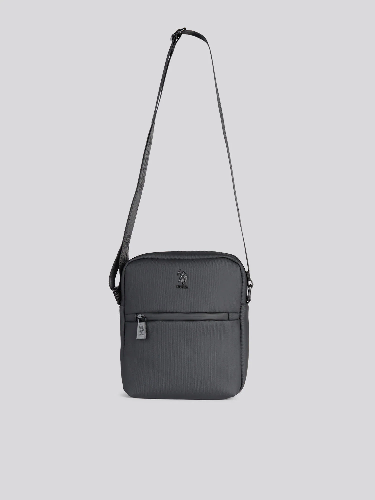 Mens Arrowhead Crossbody Bag in Black - Image 4