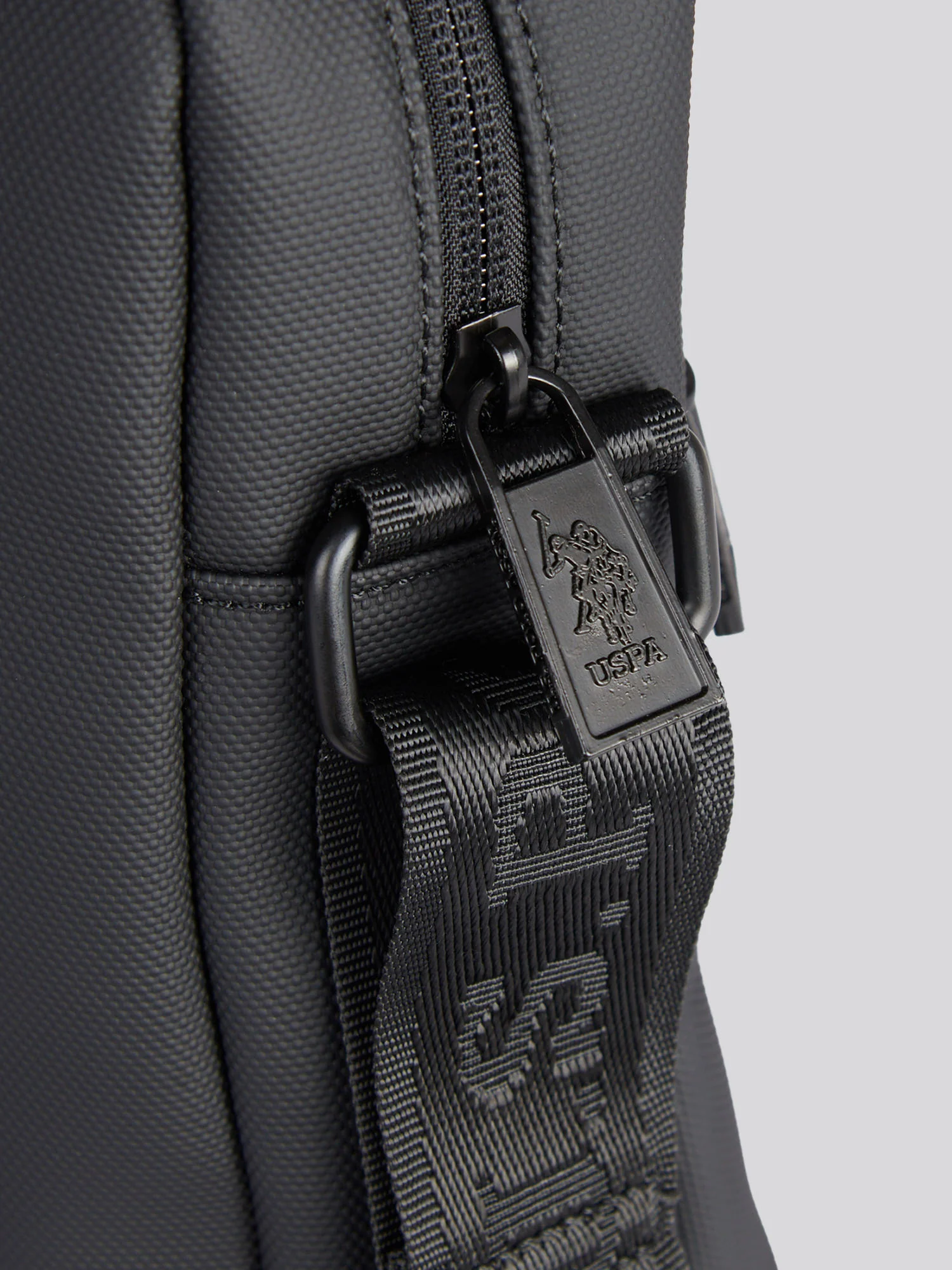 Mens Arrowhead Crossbody Bag in Black - Image 6