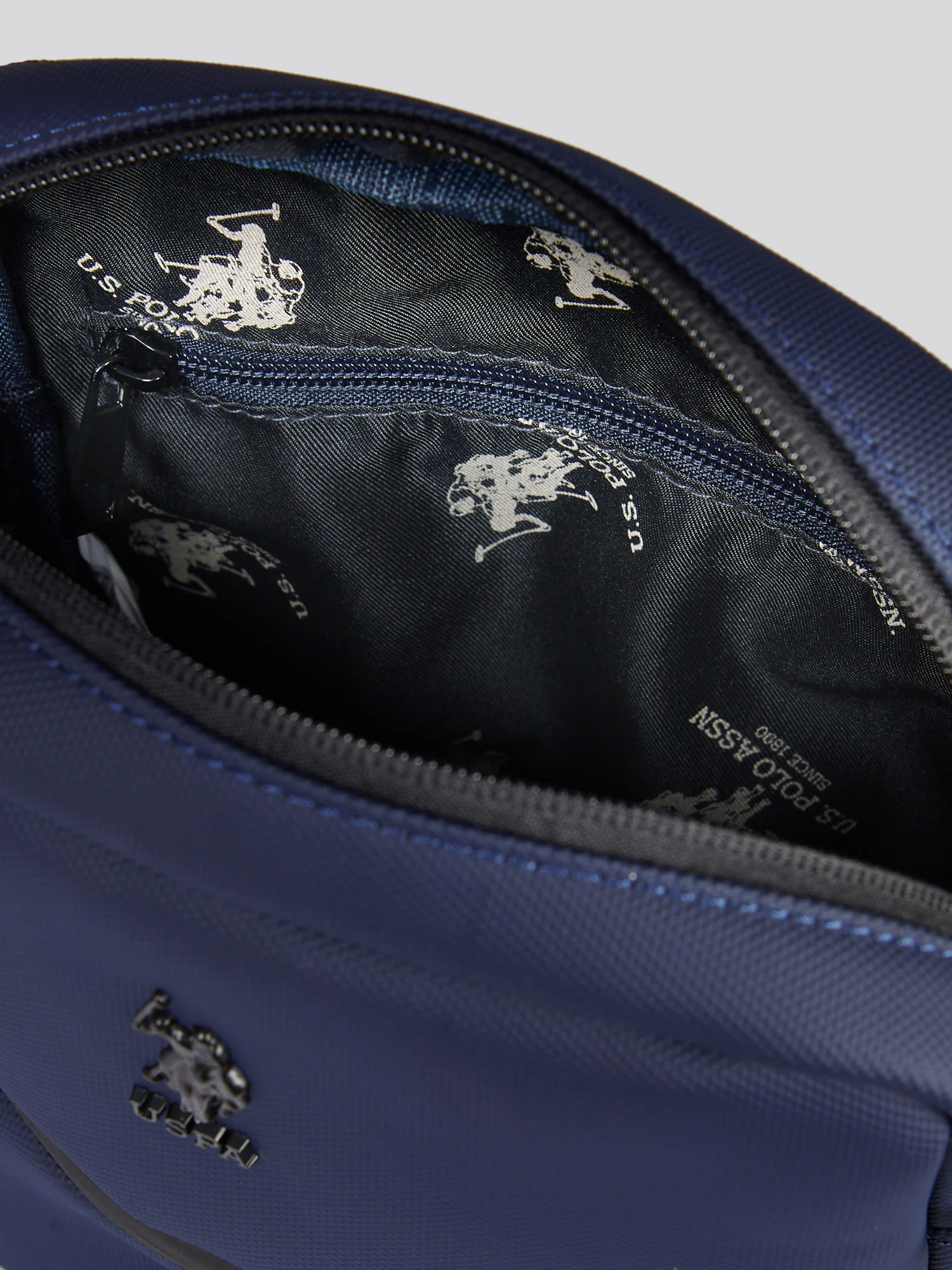 Mens Arrowhead Crossbody Bag in Navy - Image 10