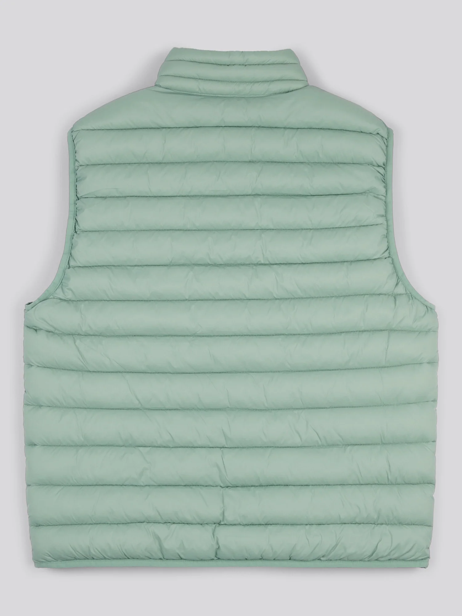Mens Bound Quilted Gilet Iceberg Green - Image 2