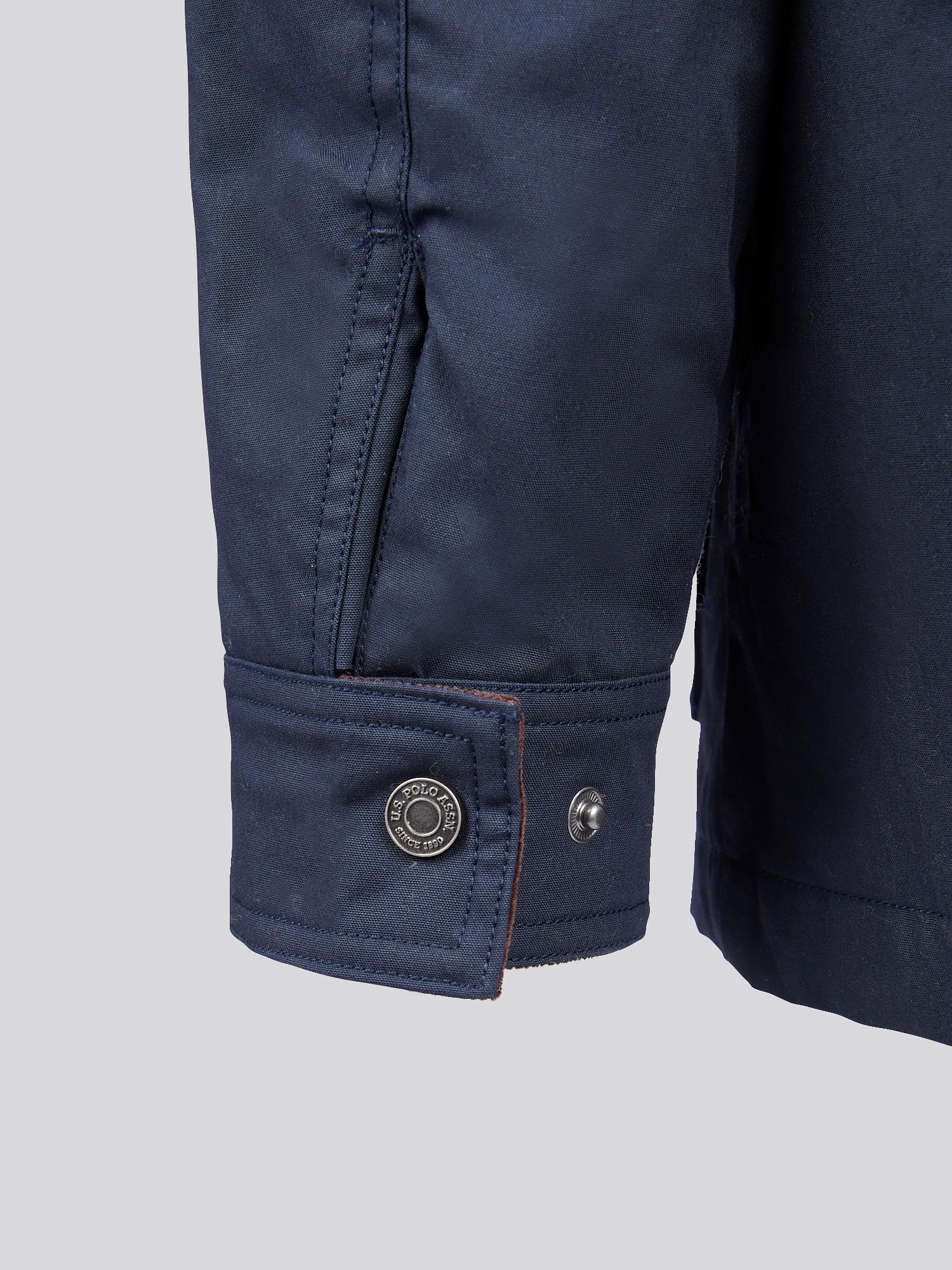 Mens Canvas Country Collared Jacket in Dark Sapphire Navy - Image 12