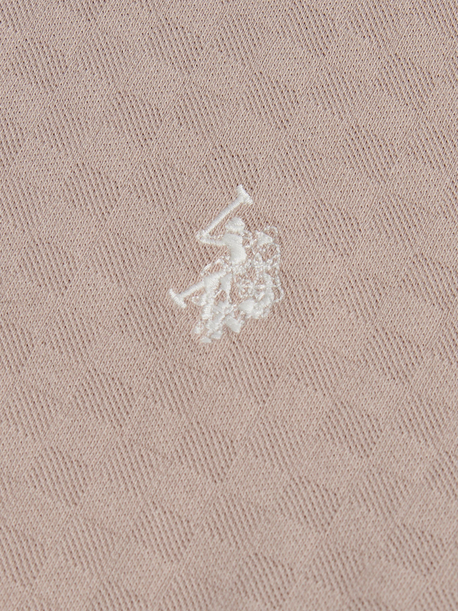 Mens Check Texture T-Shirt in Atmosphere - Image 7