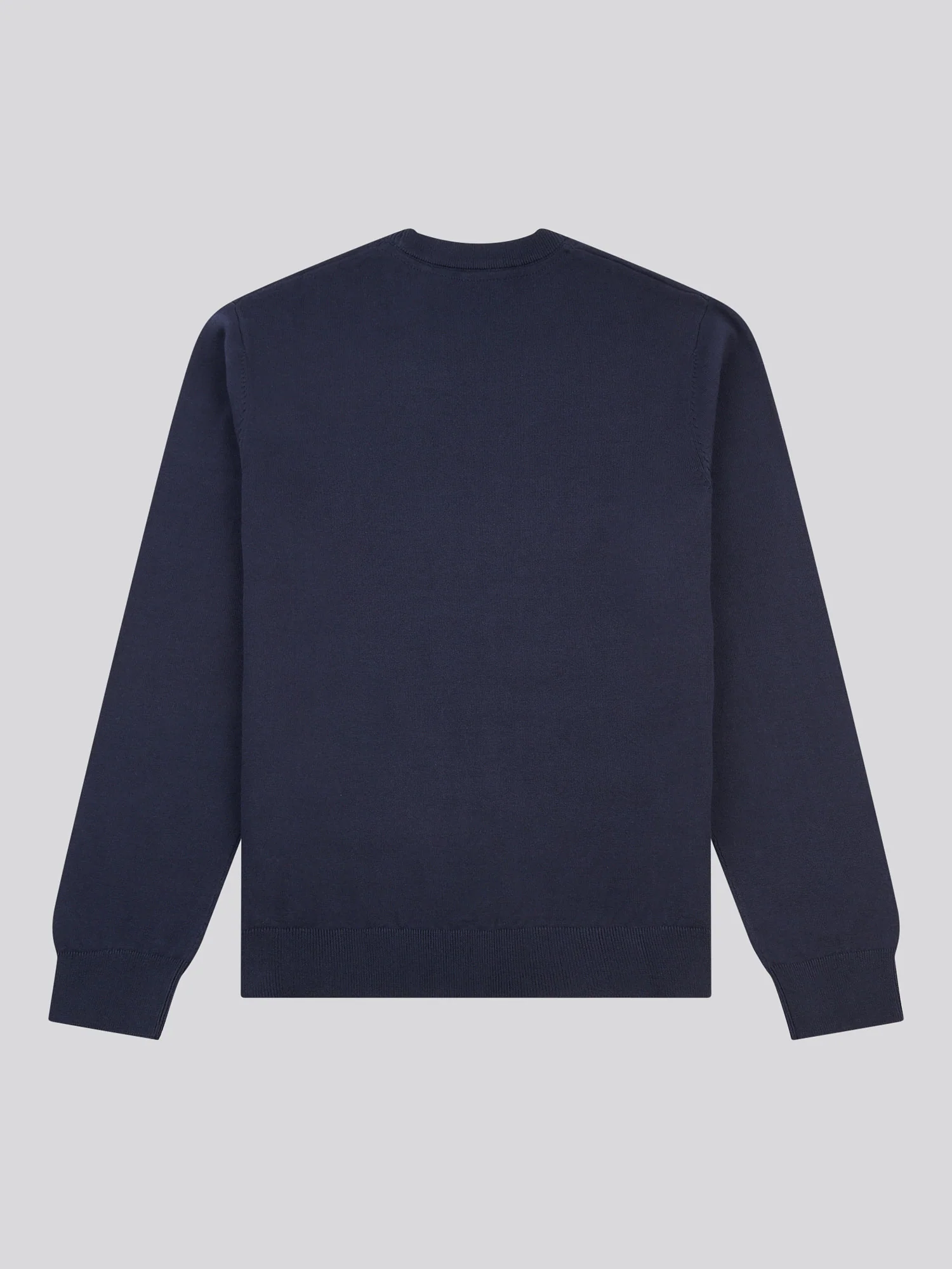 Mens Chuck Knit Crew in Dark Sapphire Navy - Image 7