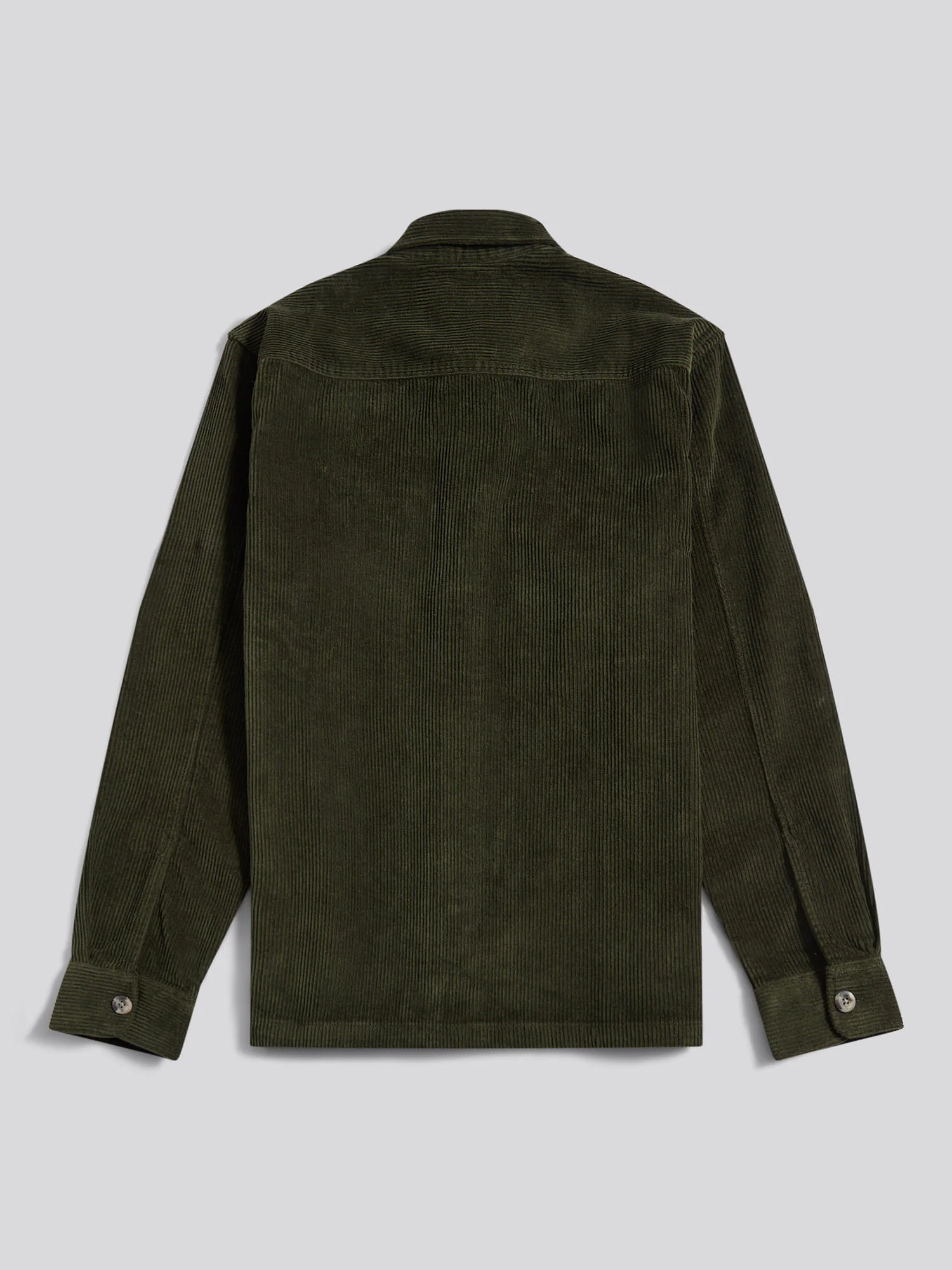U.S. Polo Assn. Mens Textured Cord Overshirt Forest Night - Image 7