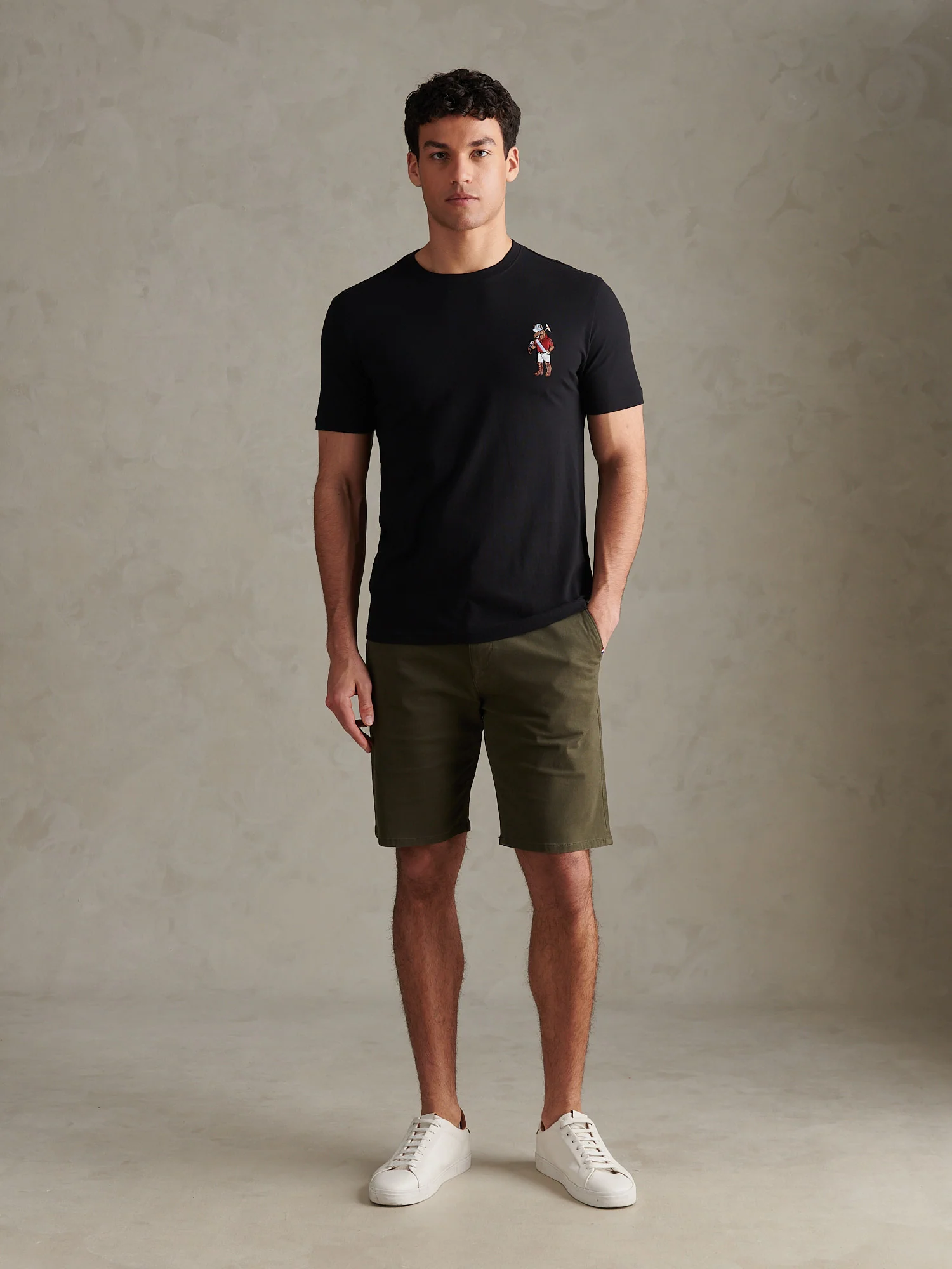 Mens Chuck T-Shirt Black - Image 3