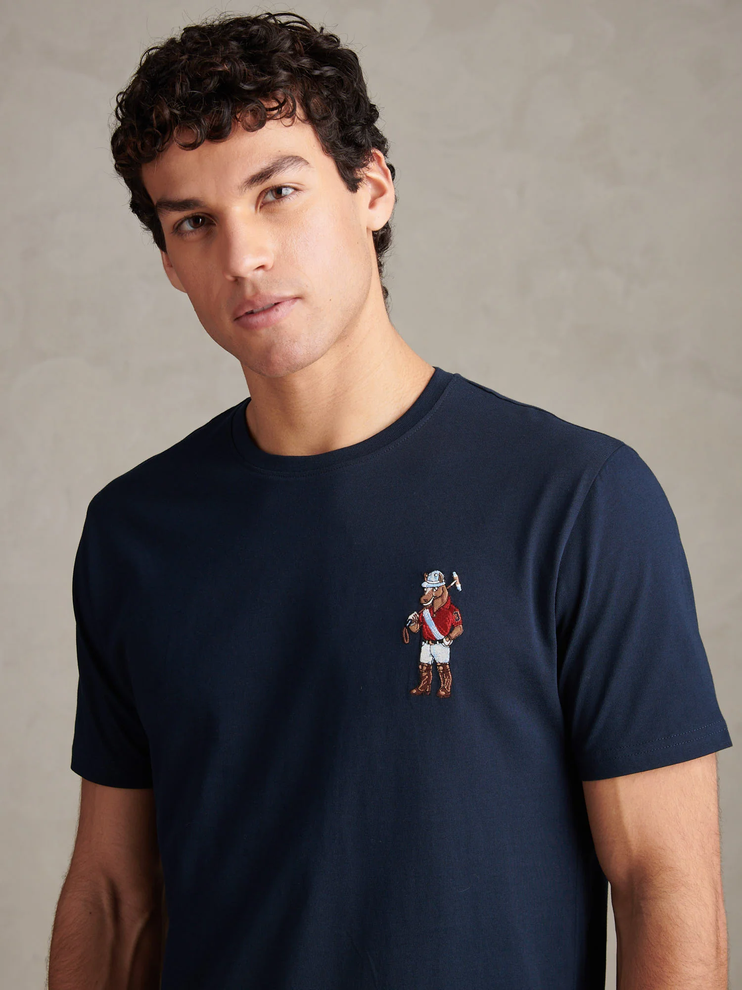Mens Chuck T-Shirt Dark Sapphire Navy - Image 2