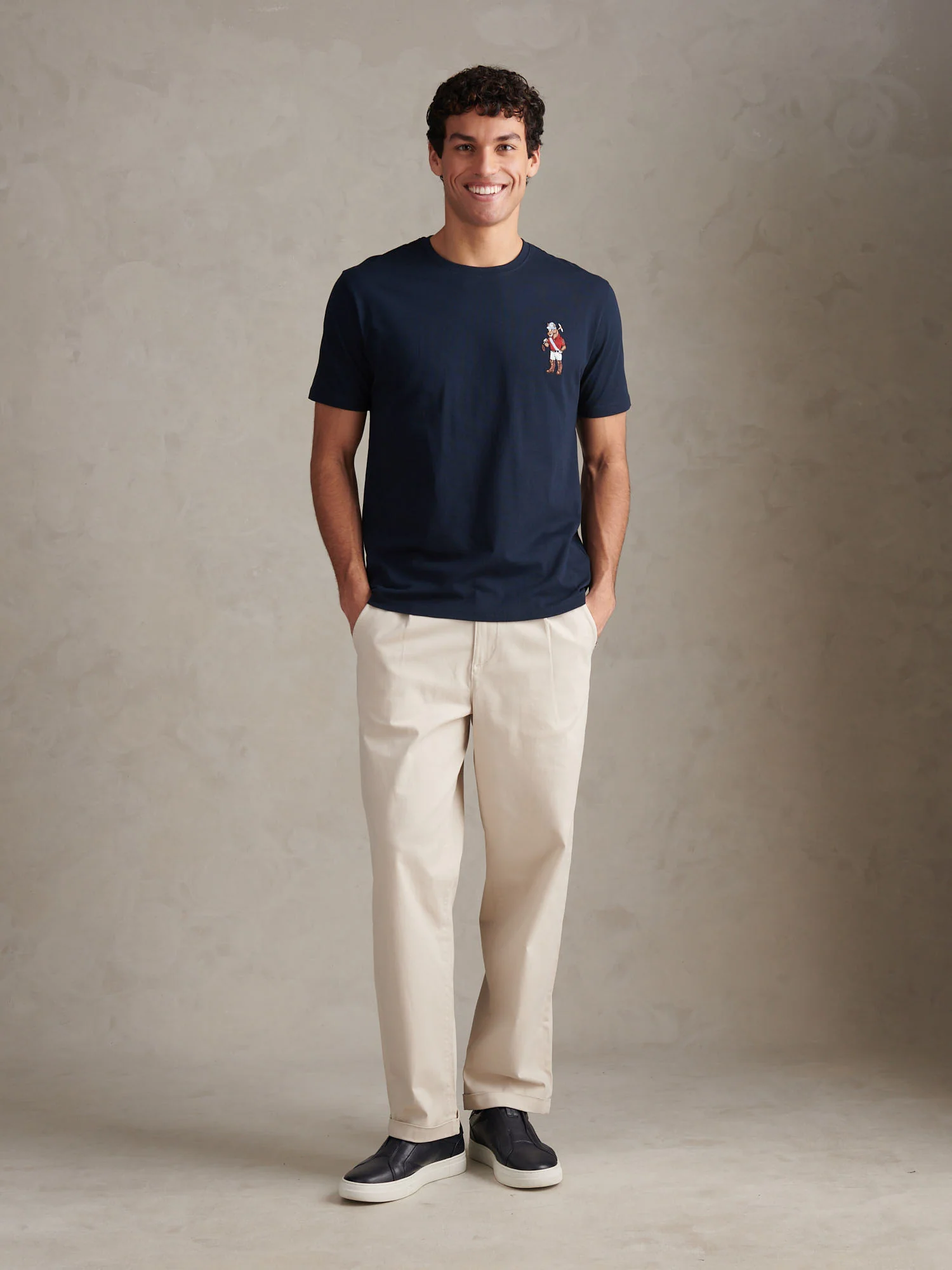 Mens Chuck T-Shirt Dark Sapphire Navy - Image 3