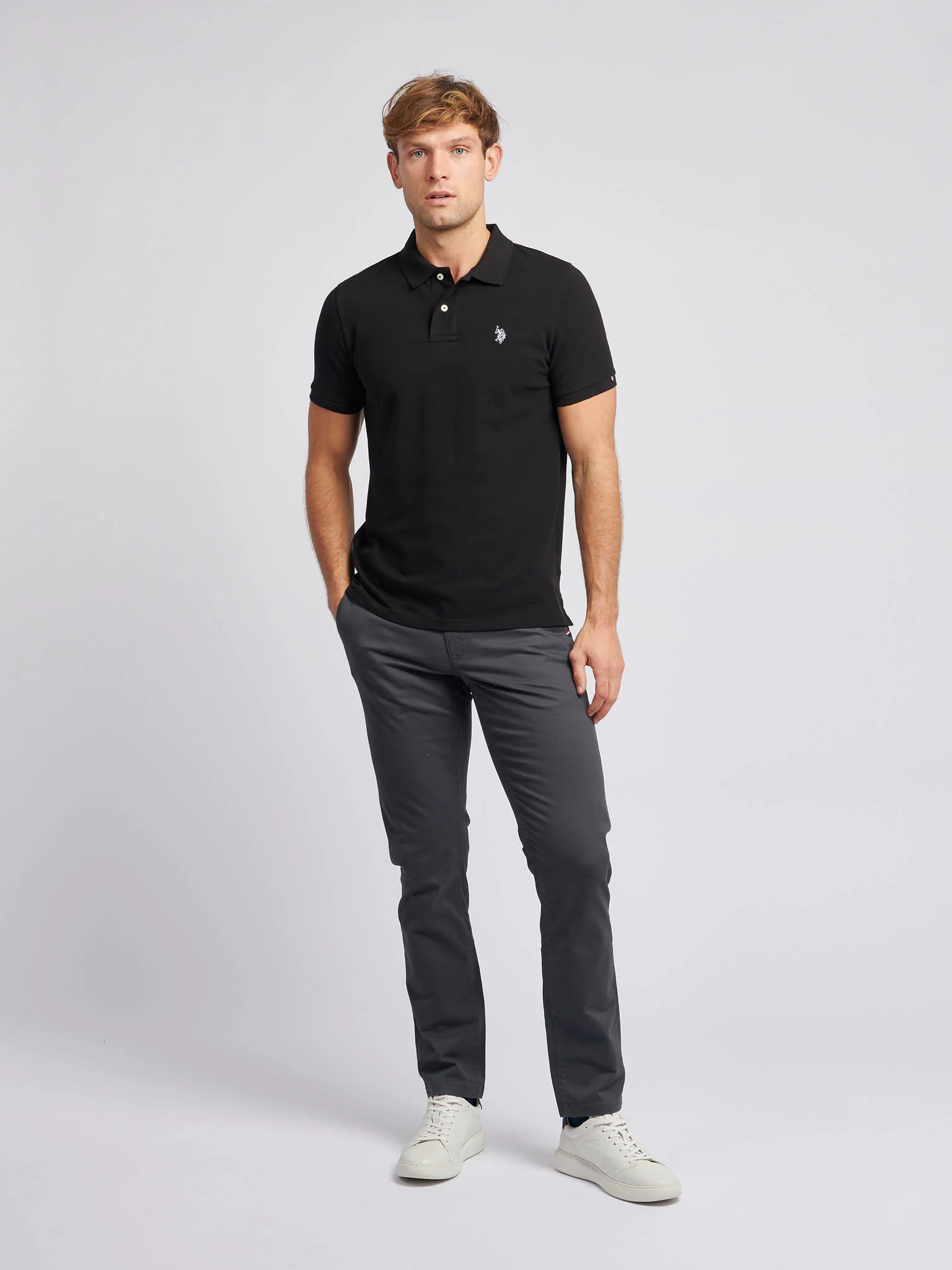 Mens Classic Chinos Ebony - Image 3