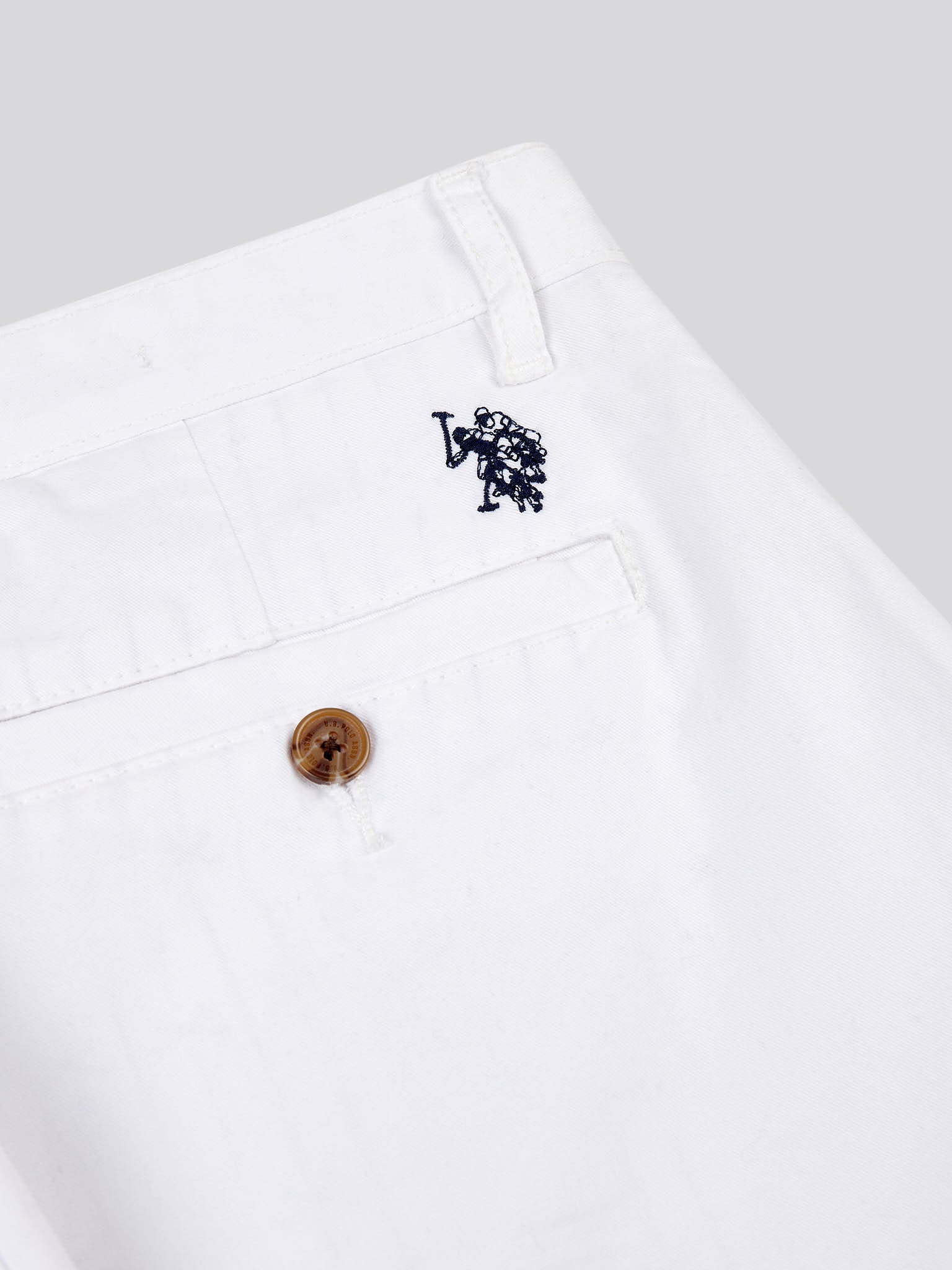 Mens Classic Chinos Shorts Bright White - Image 7