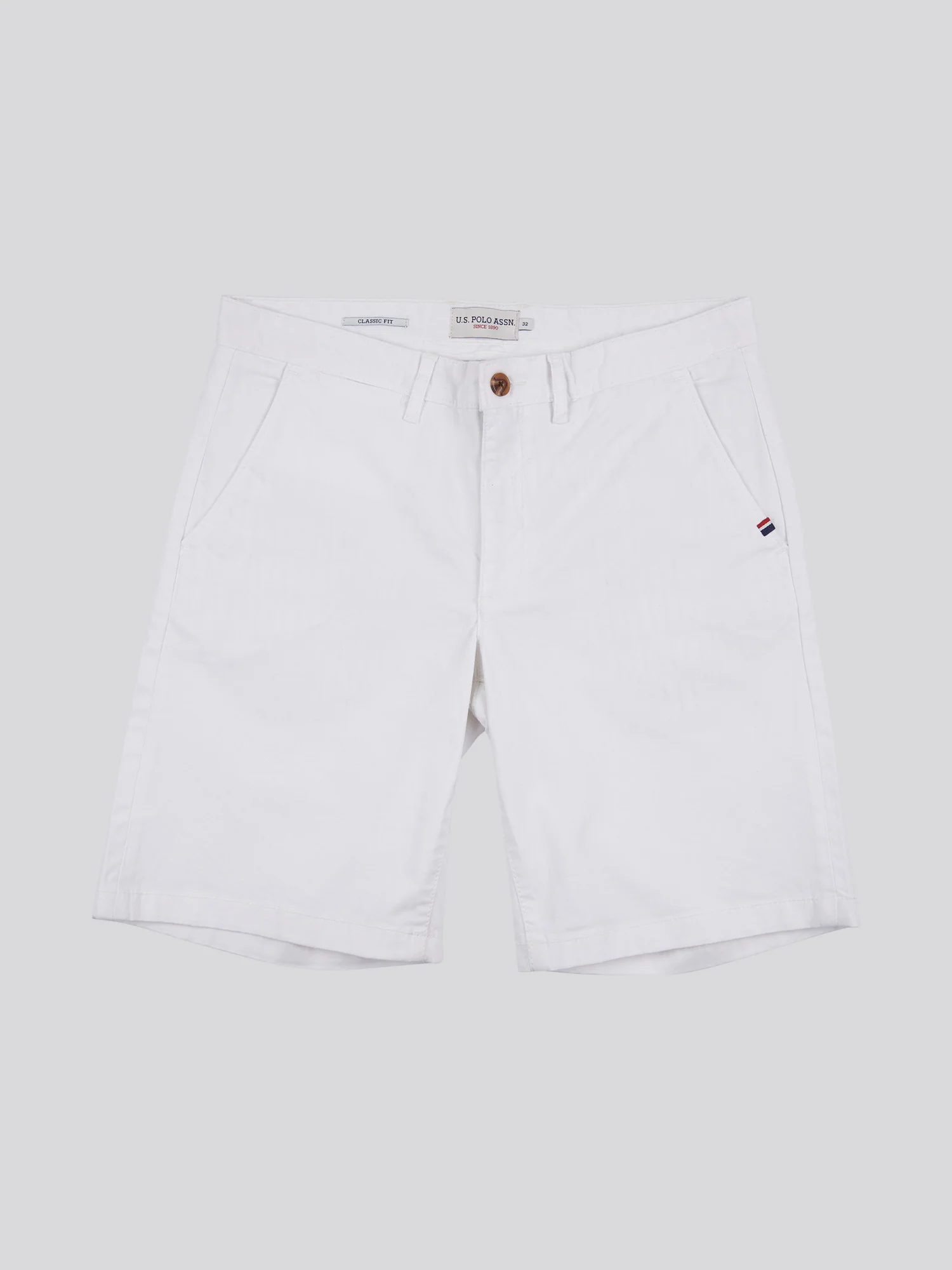 Mens Classic Chinos Shorts Bright White - Image 6