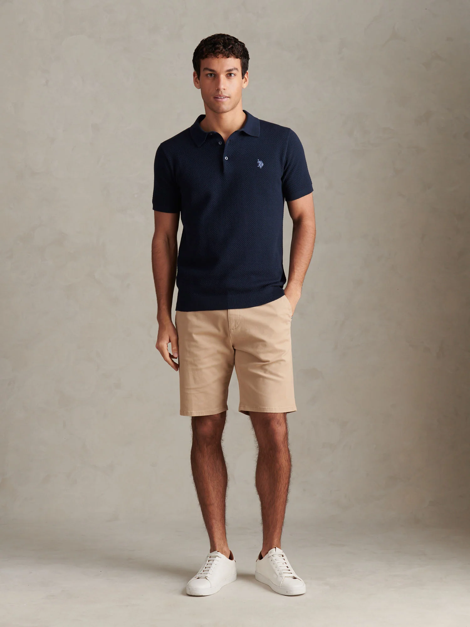 Mens Classic Chinos Shorts Cornstalk - Image 3