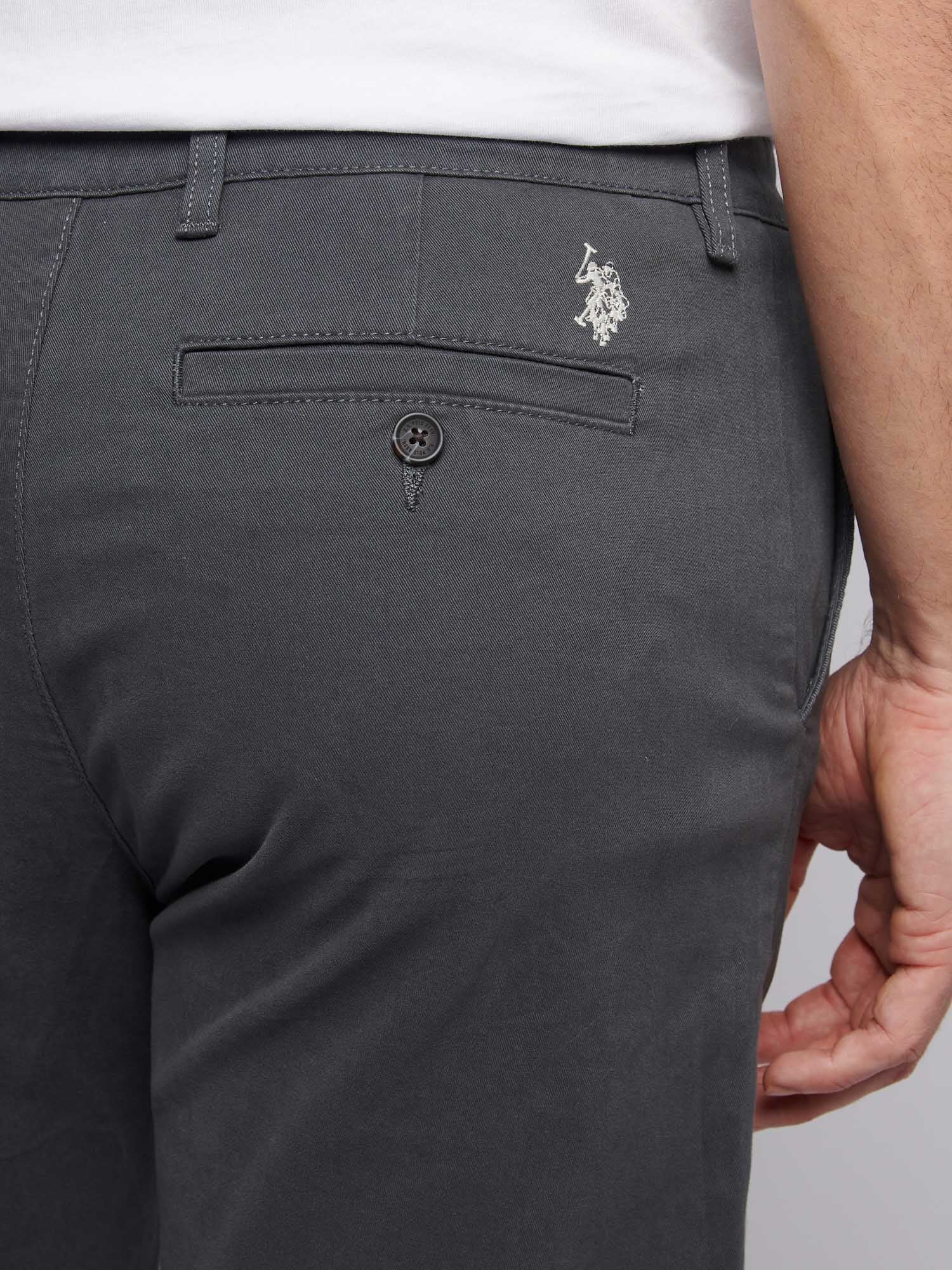 Mens Classic Chinos Shorts Ebony - Image 2