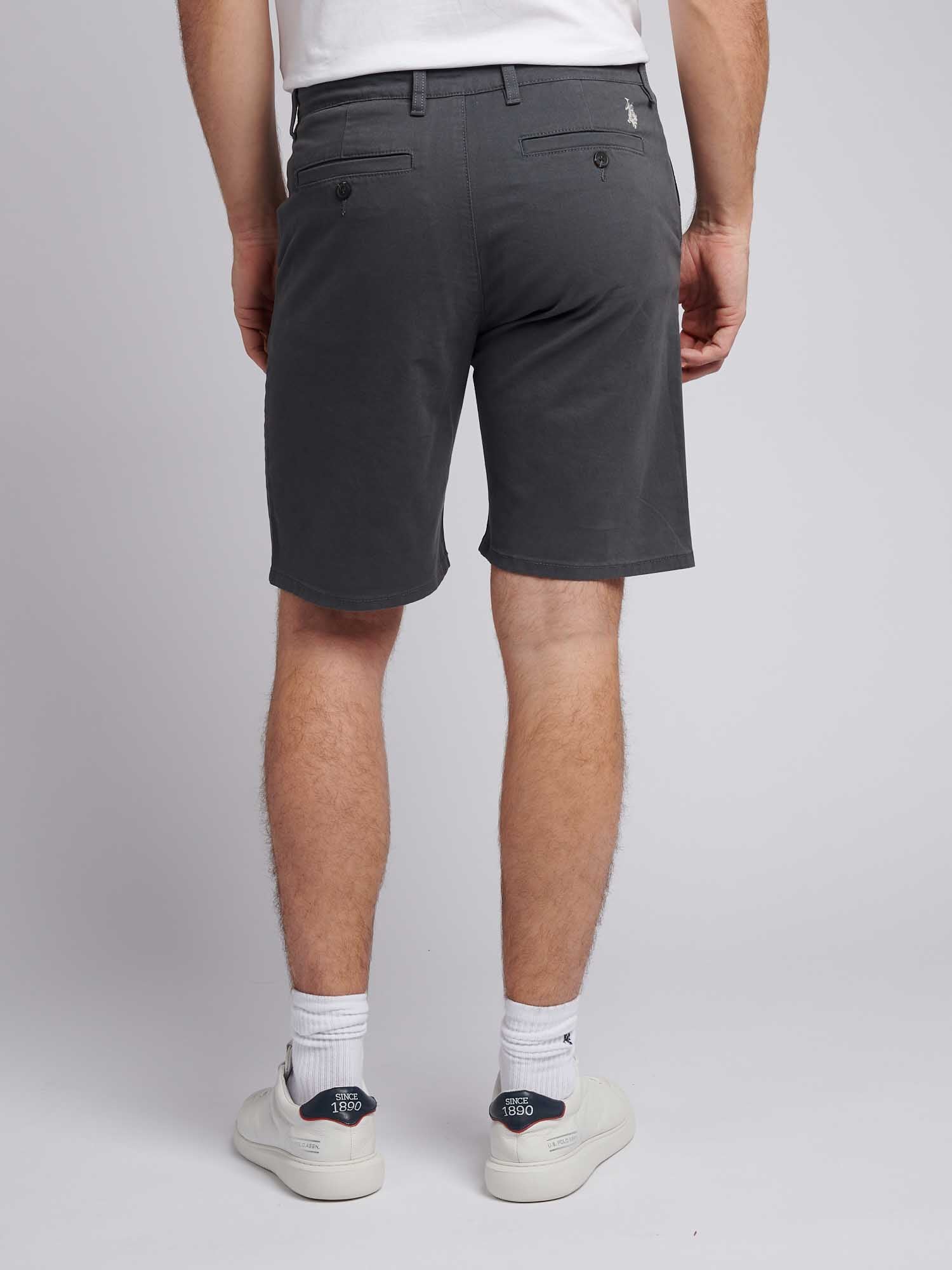 Mens Classic Chinos Shorts Ebony - Image 3