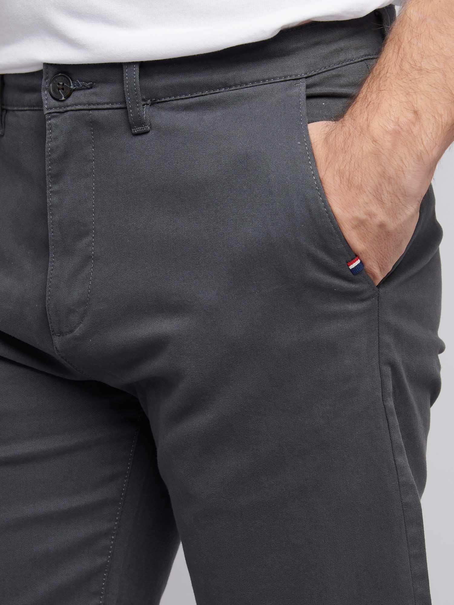 Mens Classic Chinos Shorts Ebony - Image 5