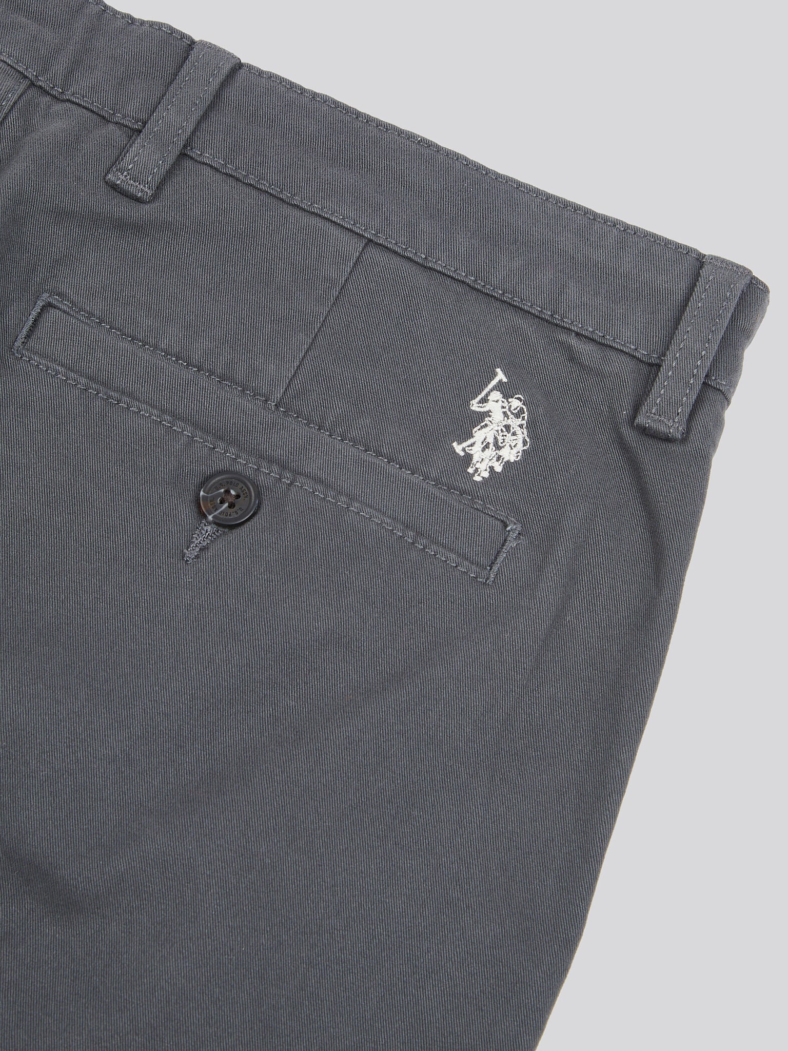 Mens Classic Chinos Shorts Ebony - Image 9