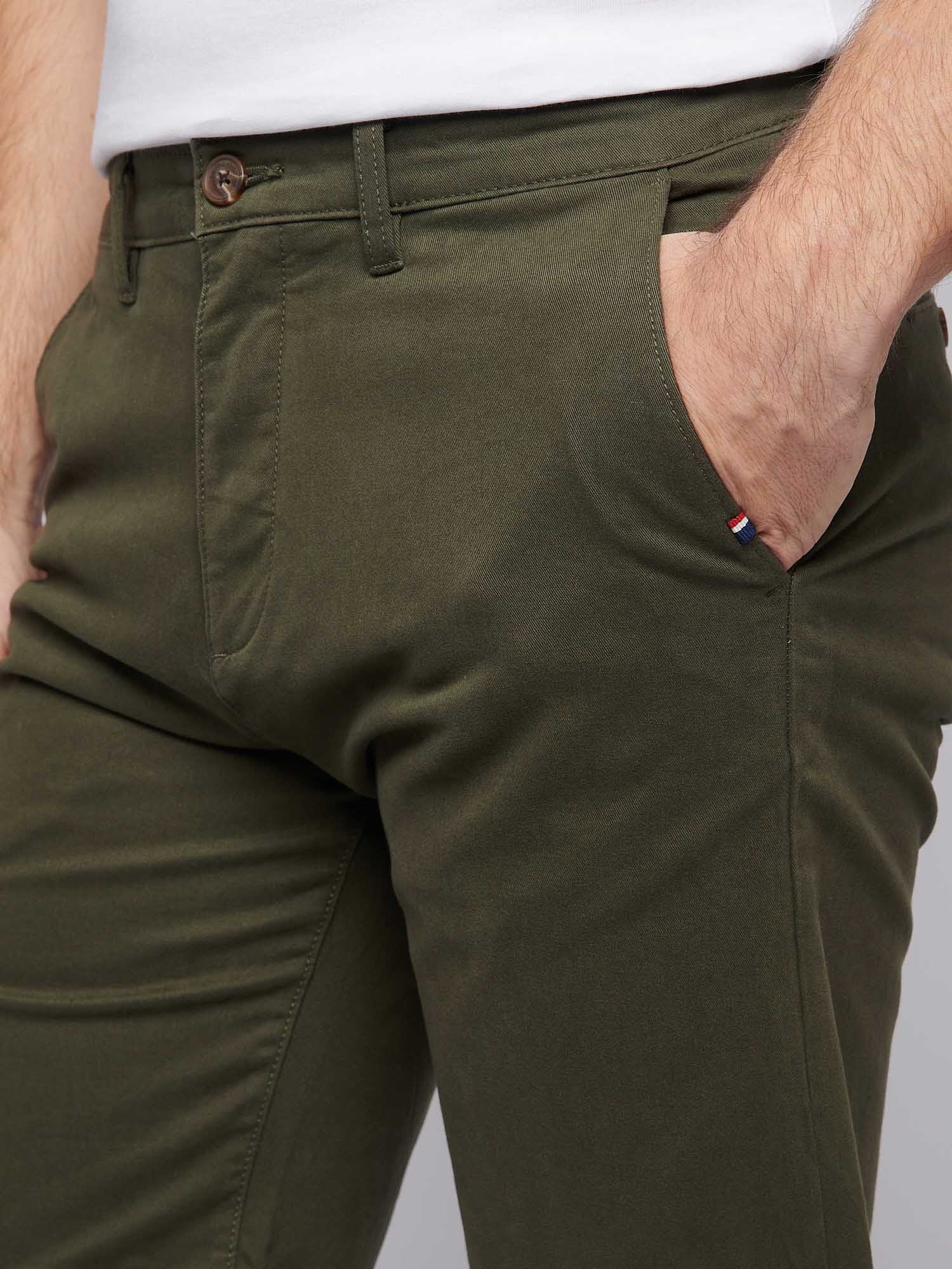 Mens Classic Chinos Shorts Forest Night - Image 5