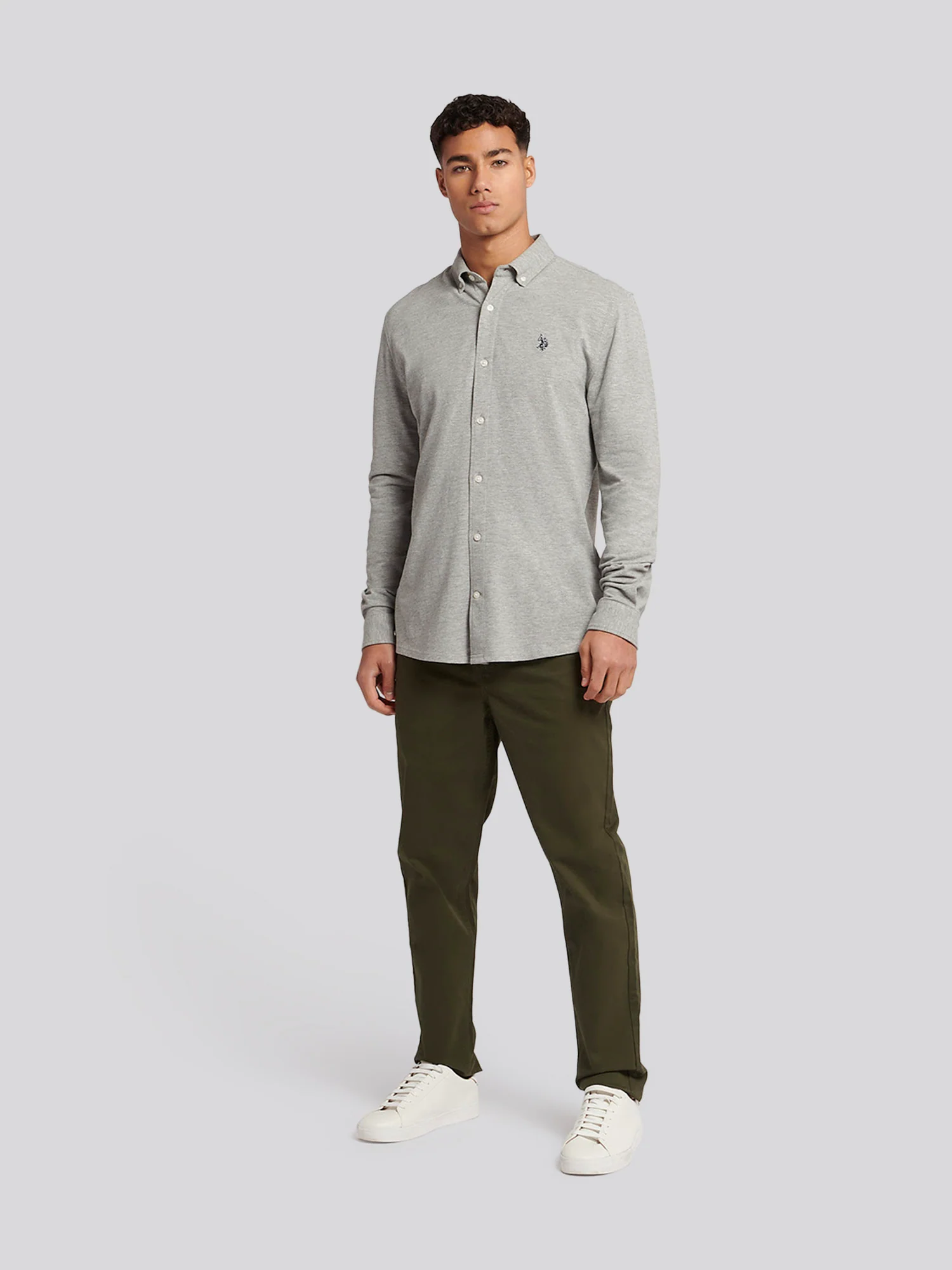 Mens Classic Combat Trousers in Forest Night - Image 2
