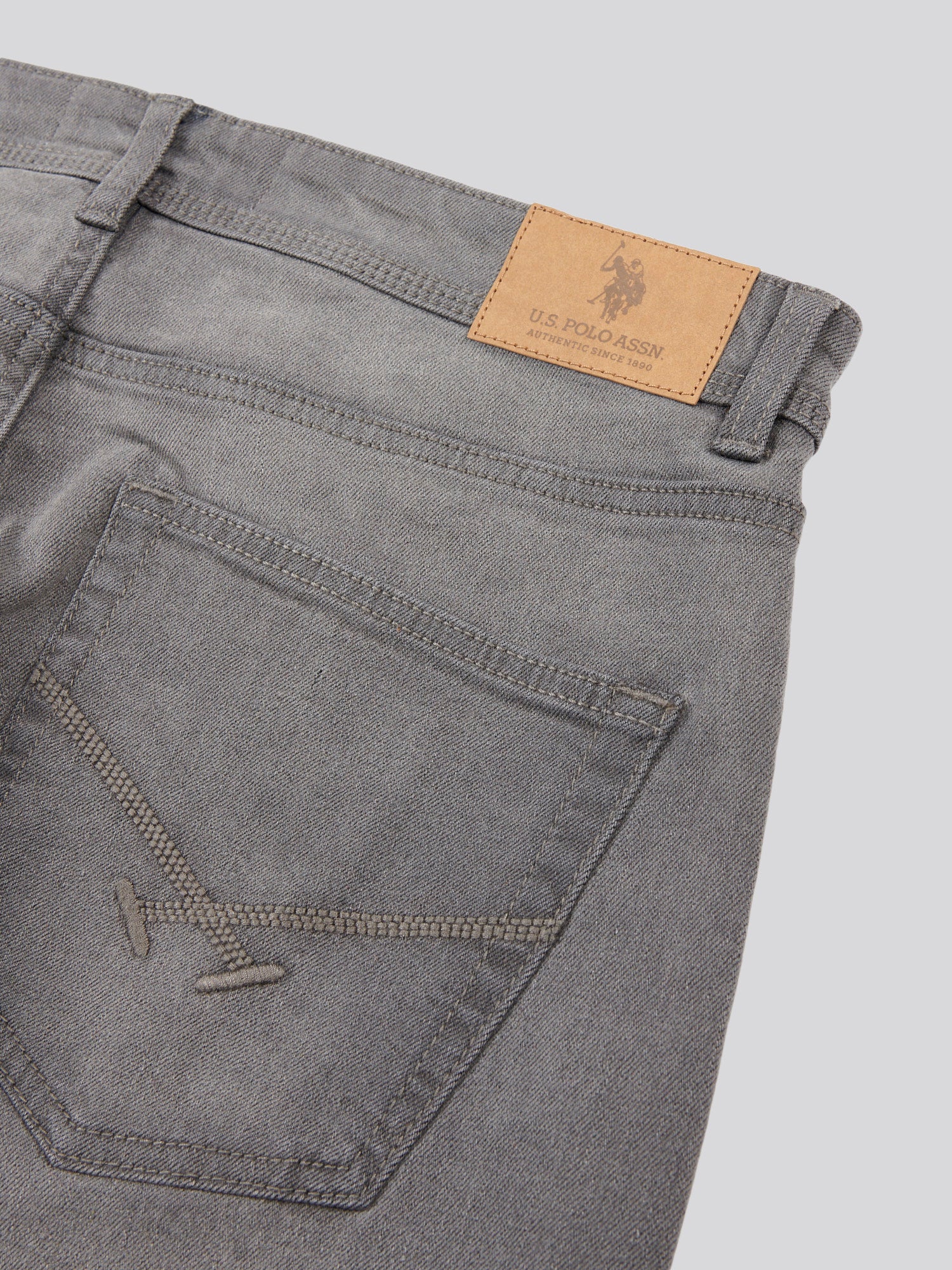 Mens Classic Fit Jean Grey Wash - Image 8
