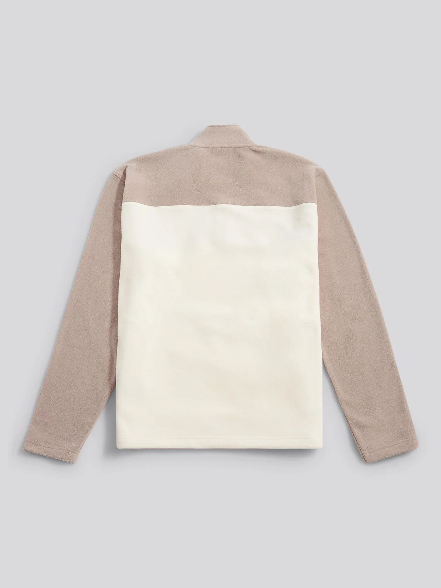 Mens Colour Block Micro Fleece Funnel in Atmosphere - Image 6