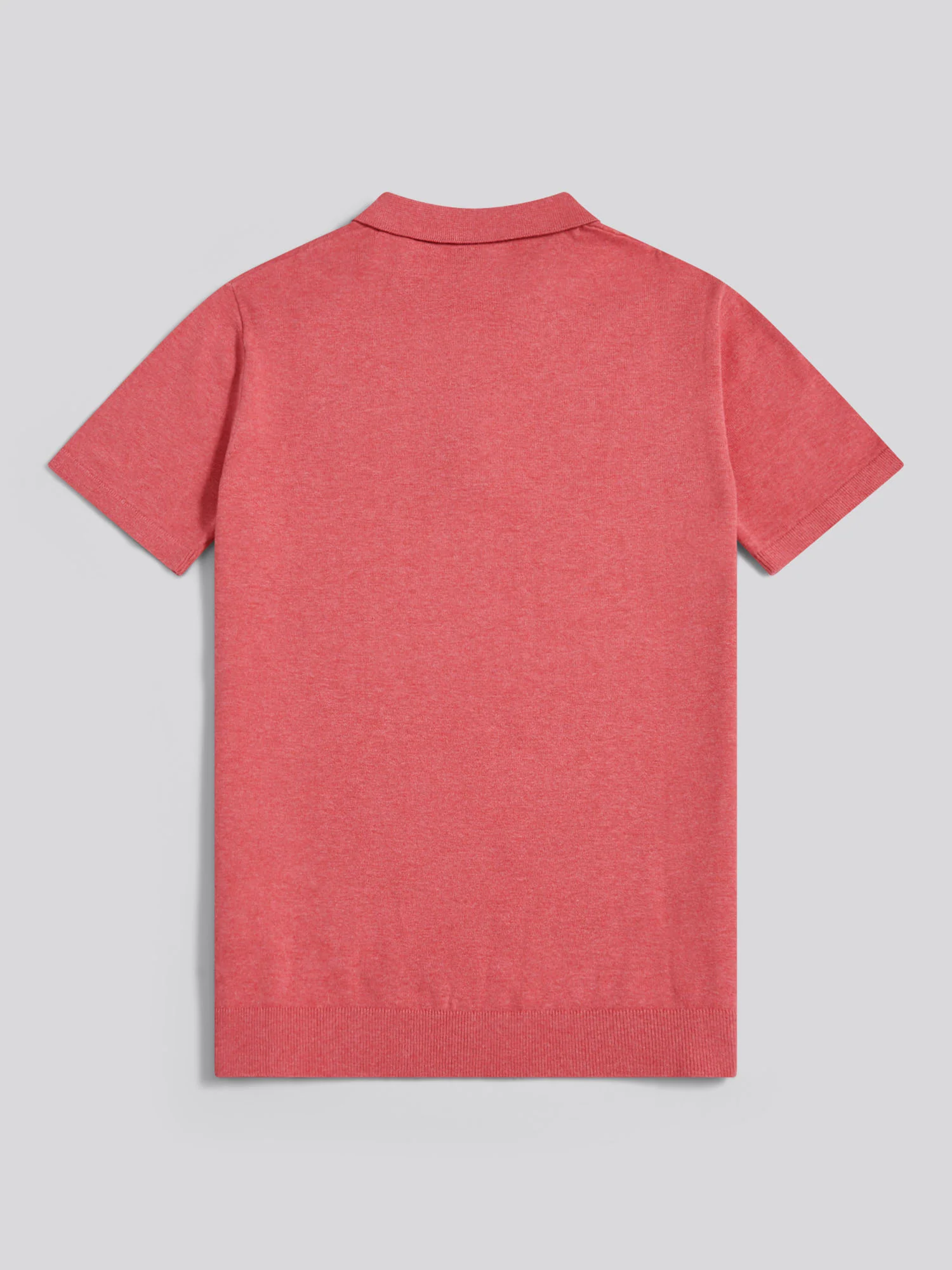 Mens Combed Cotton Polo Shirt Slate Rose Marl - Image 6