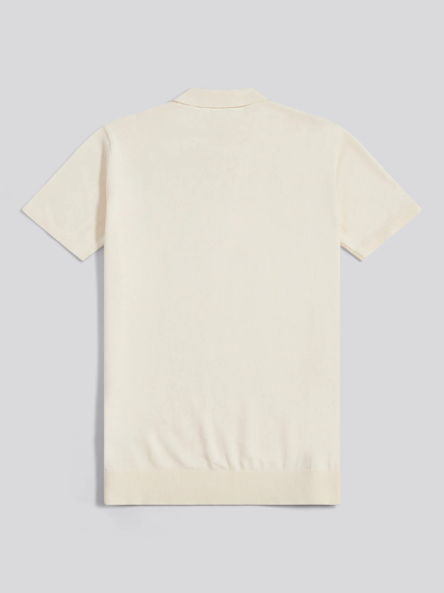 Mens Combed Cotton Polo Shirt Whisper White - Image 6