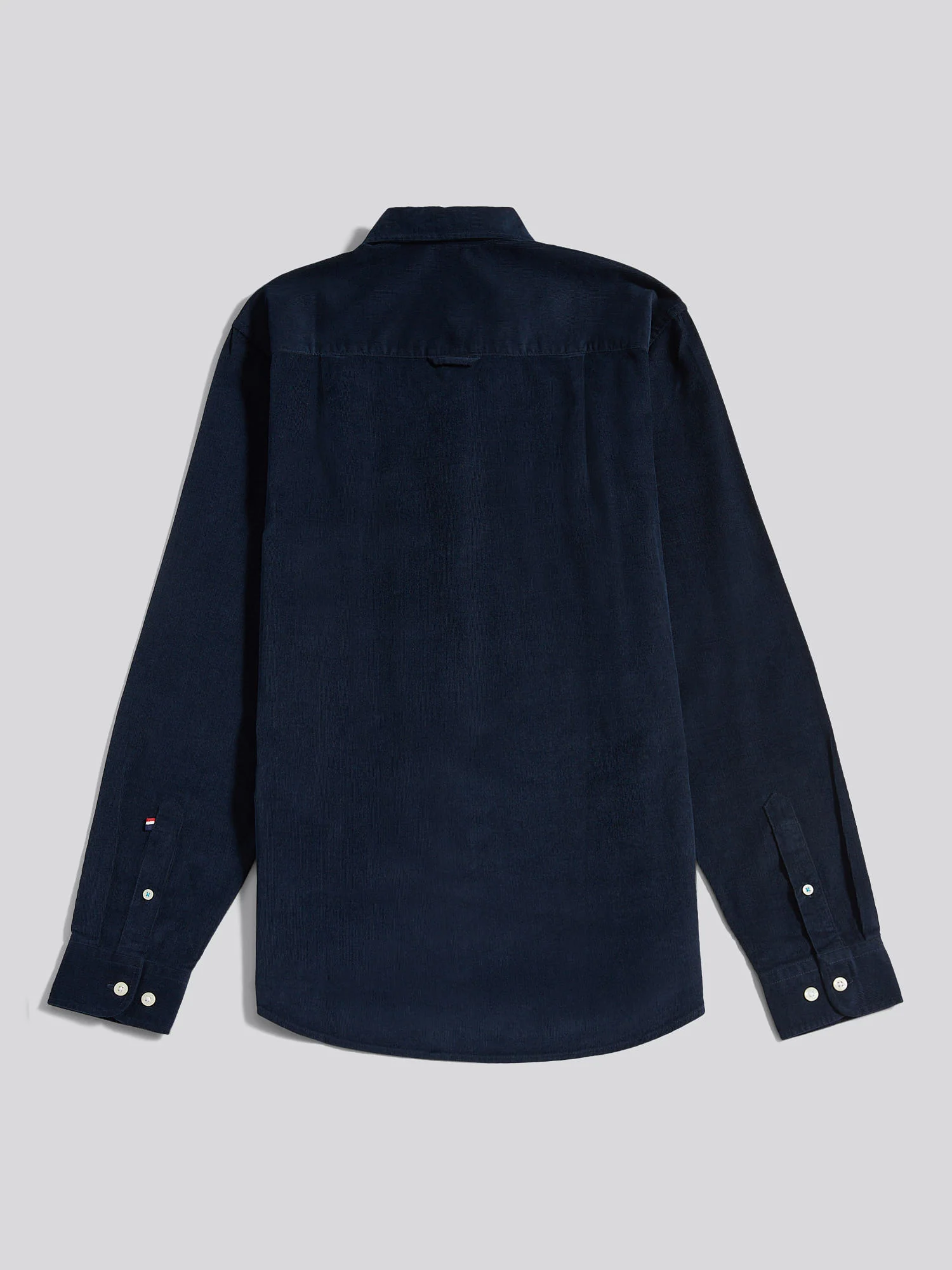 Mens Cord Shirt in Dark Sapphire Navy - Image 7