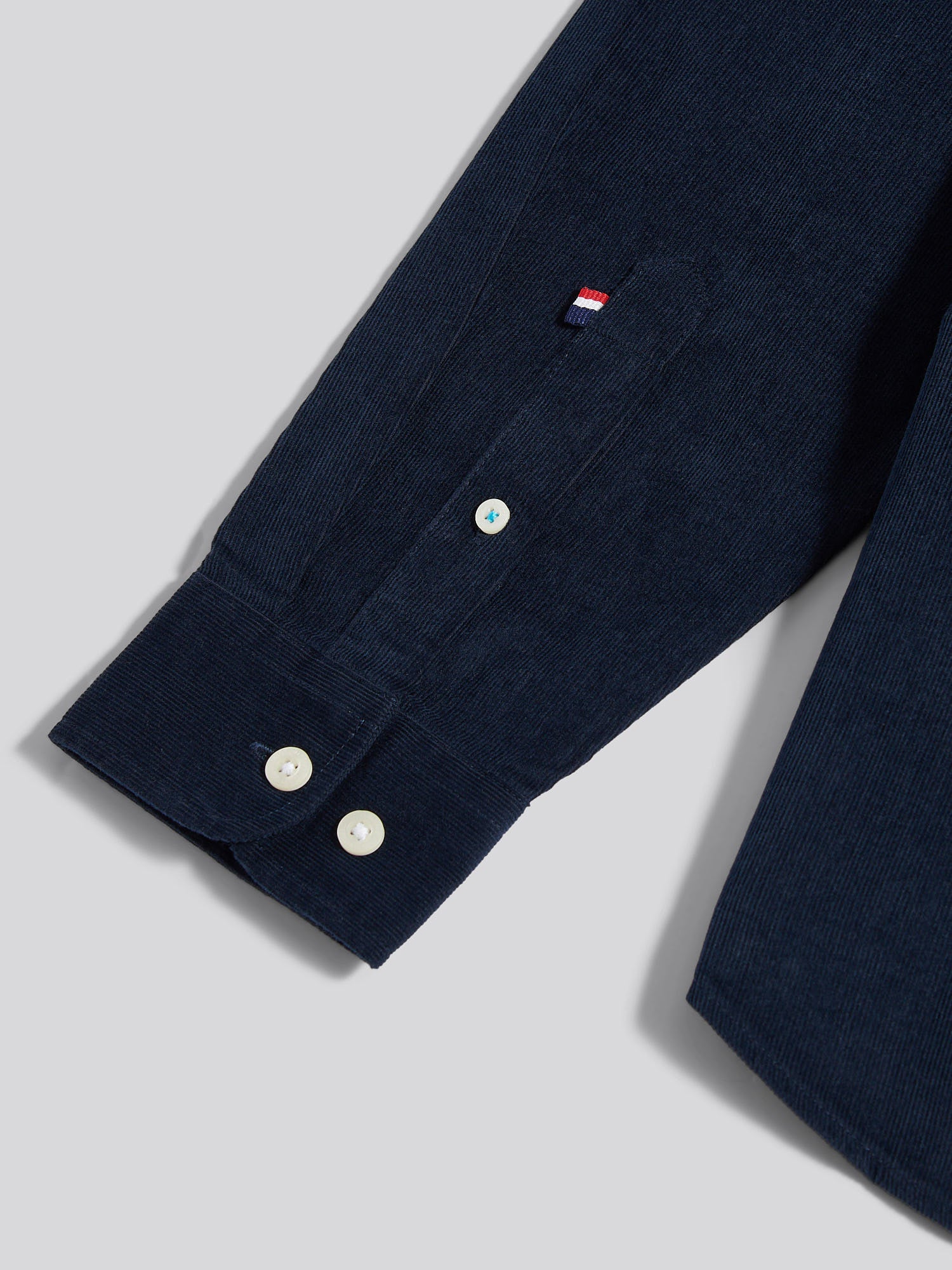 Mens Cord Shirt in Dark Sapphire Navy - Image 9