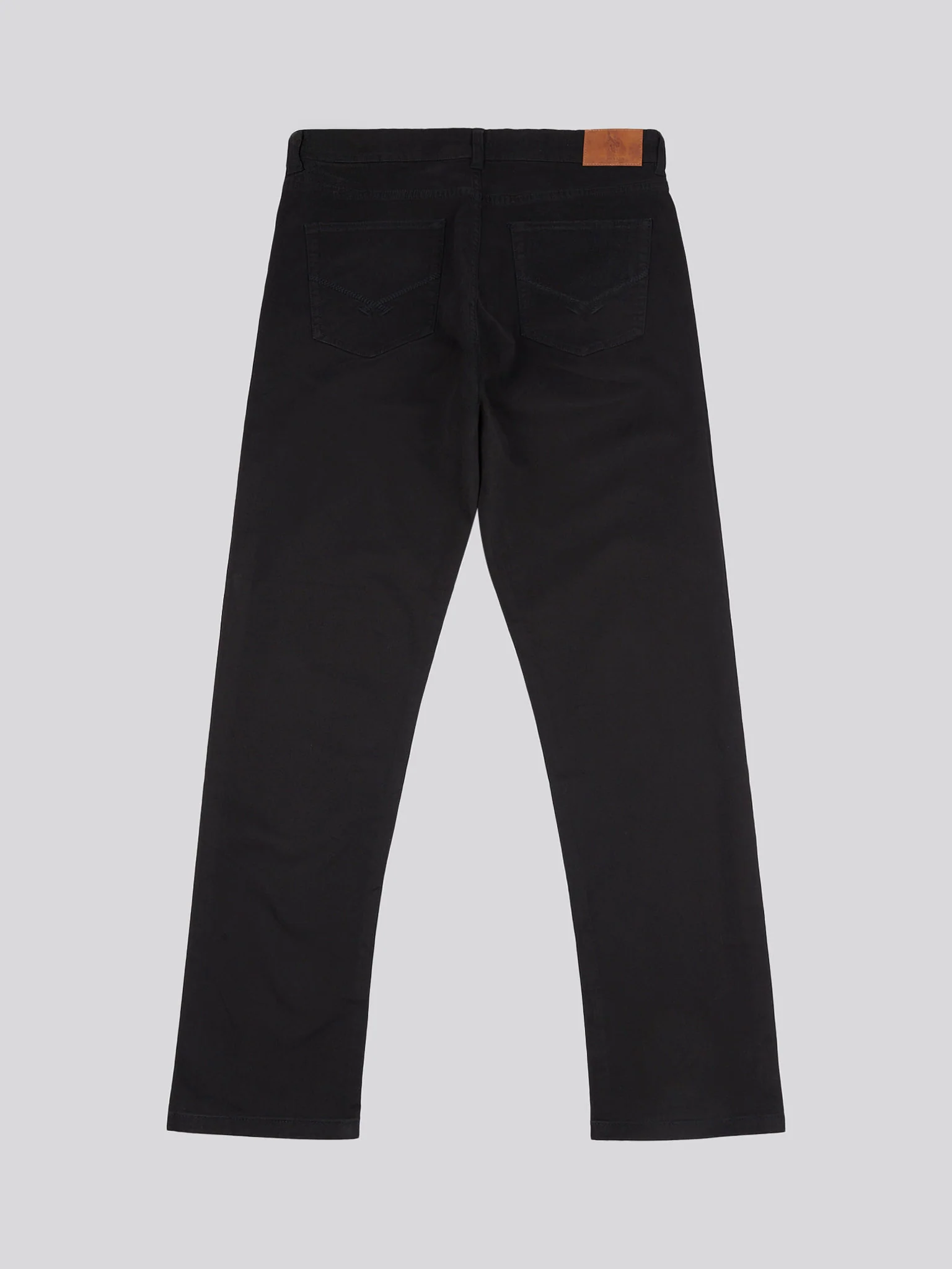 Mens Core 5 Pocket Trouser Black Bright White DHM - Image 7