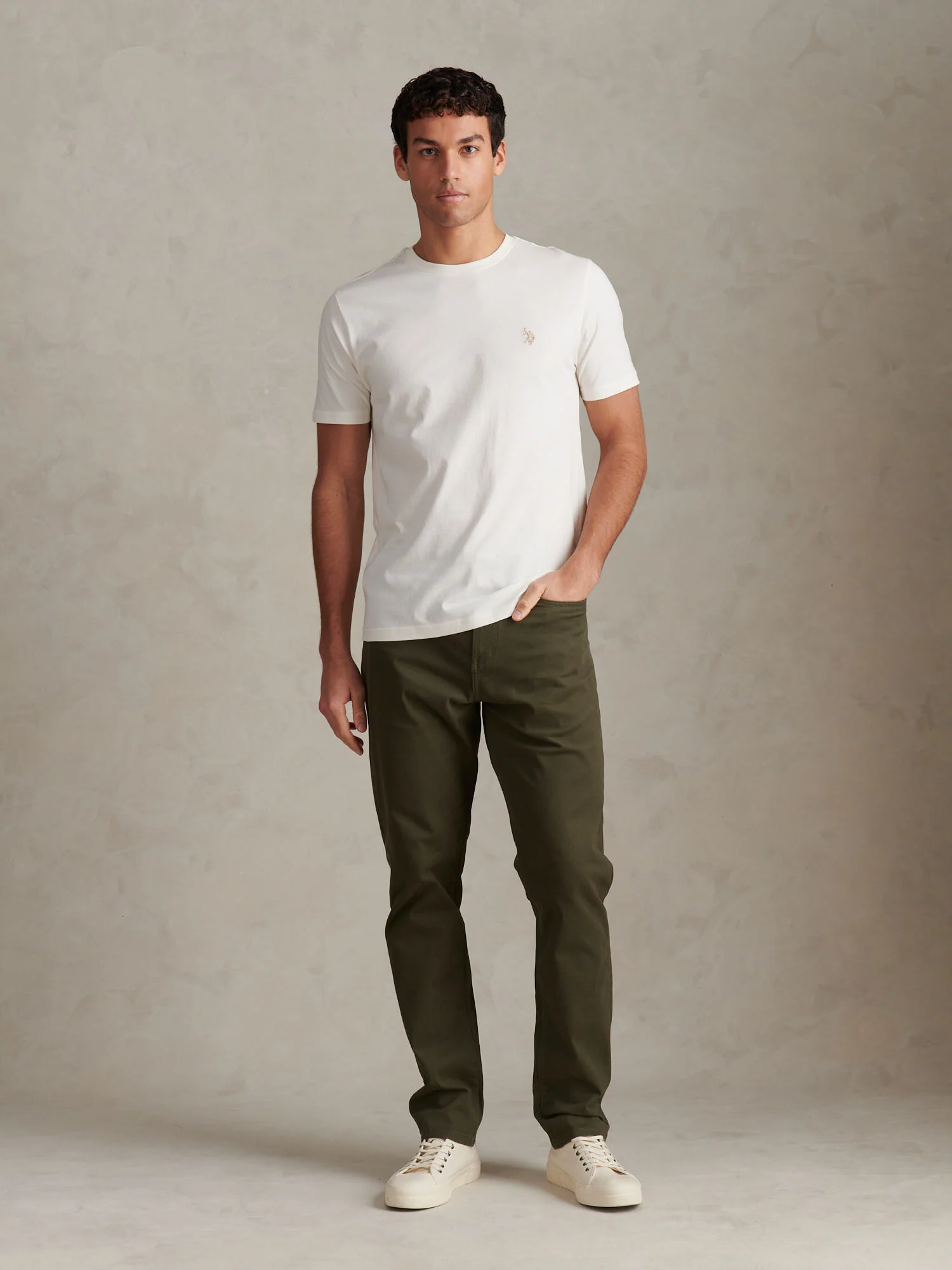 Mens Core 5 Pocket Trouser Forest Night - Image 3