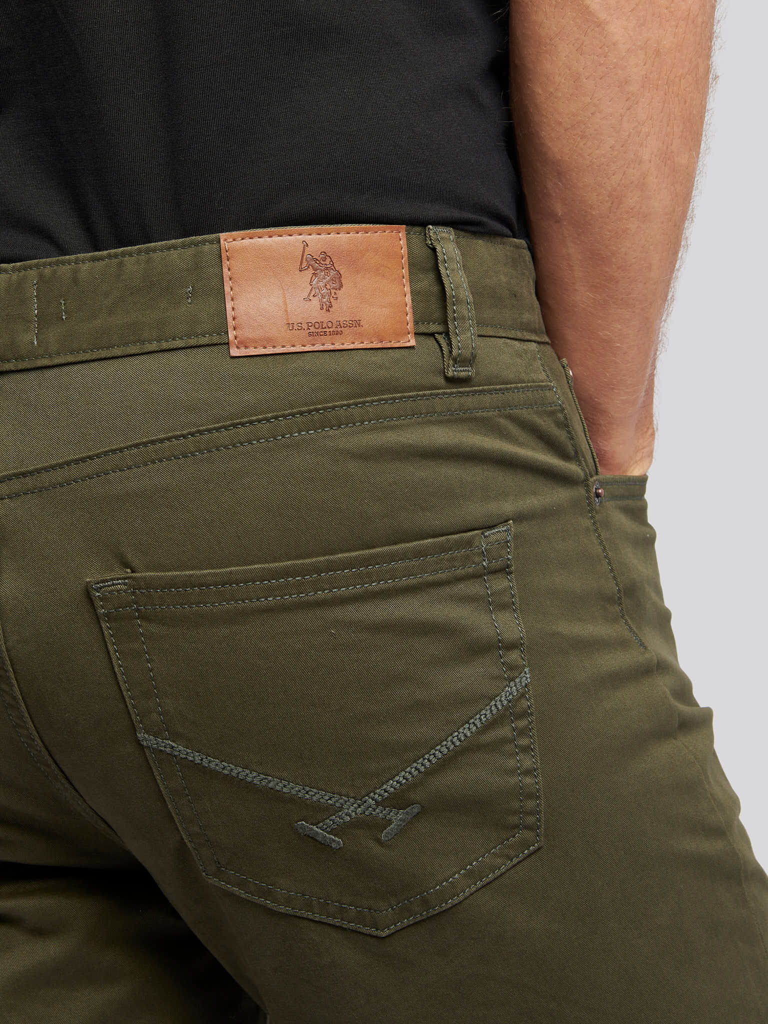 Mens Core 5 Pocket Trouser Forest Night - Image 5
