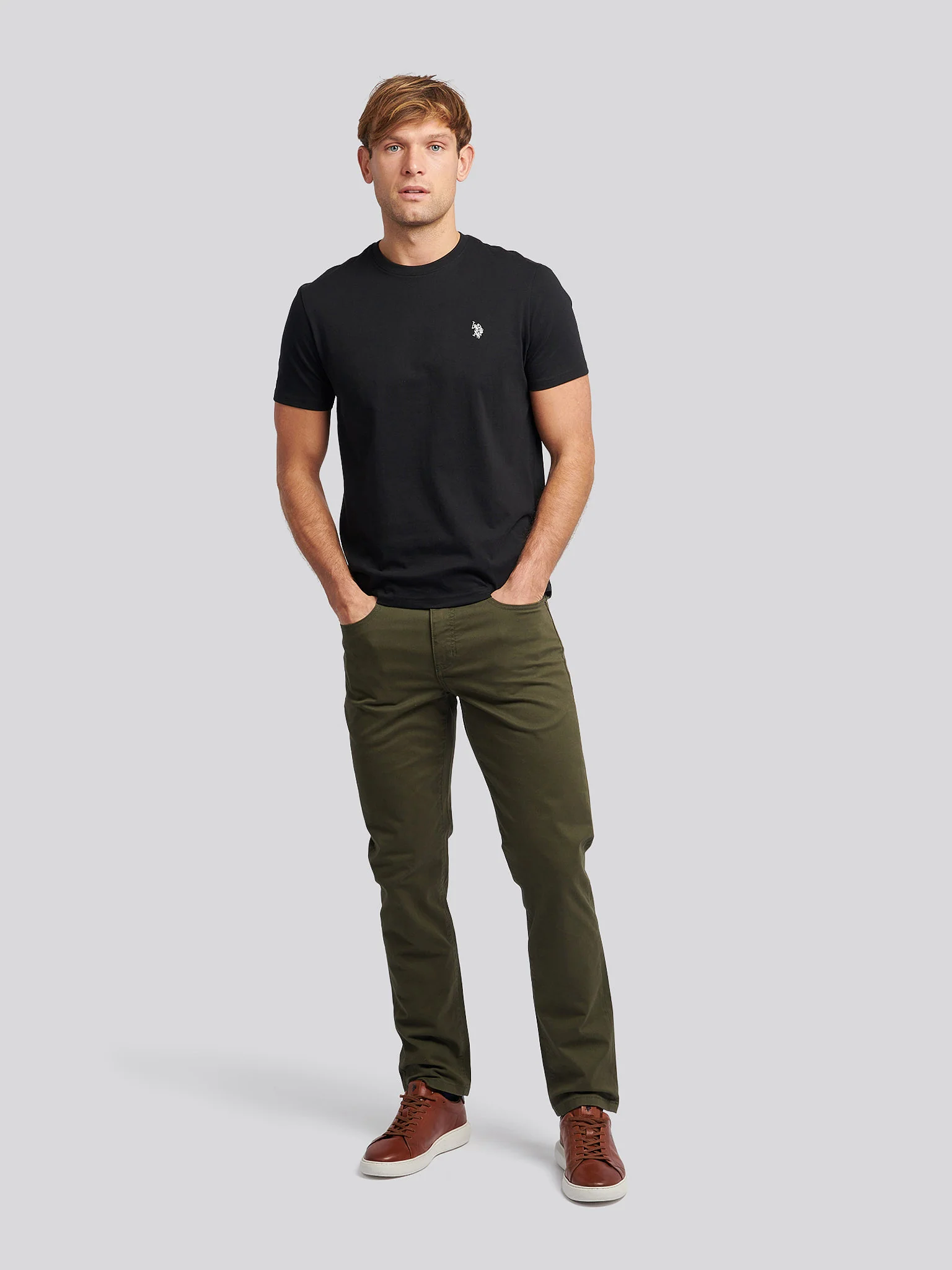Mens Core 5 Pocket Trouser Forest Night - Image 6