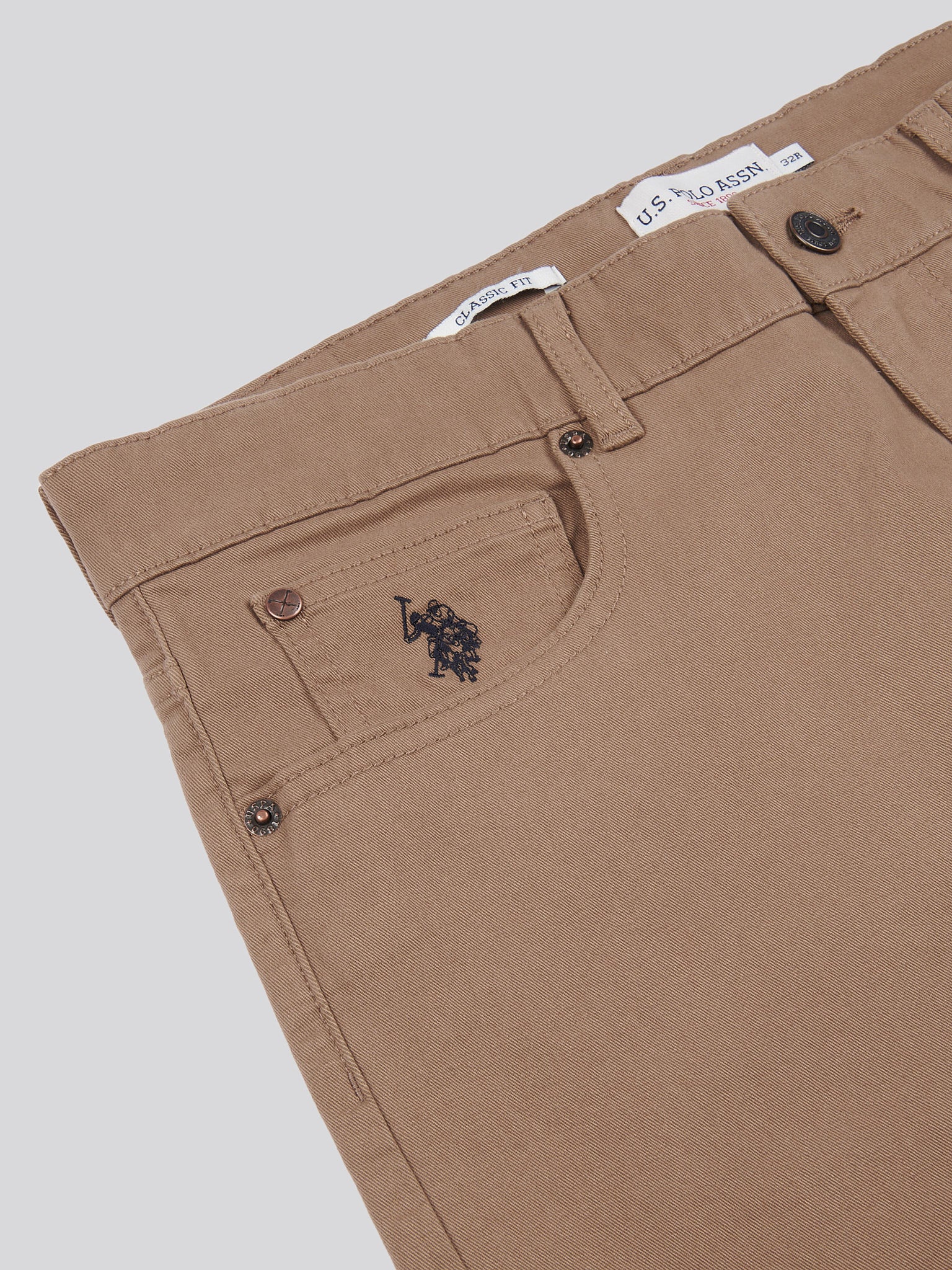 Mens Core 5 Pocket Trouser Shitake - Image 9