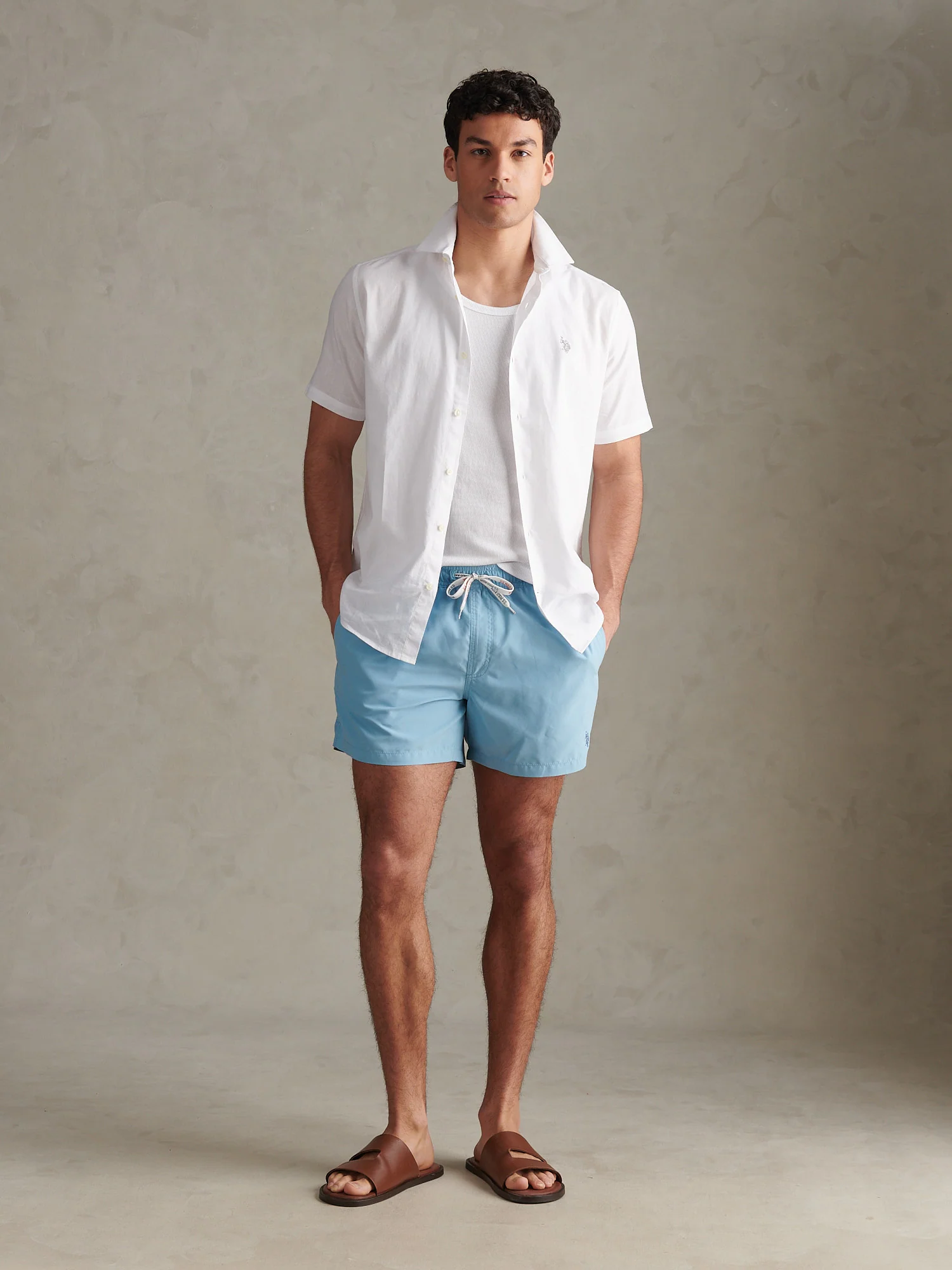 Mens Core Swim Short Air Blue - Image 3