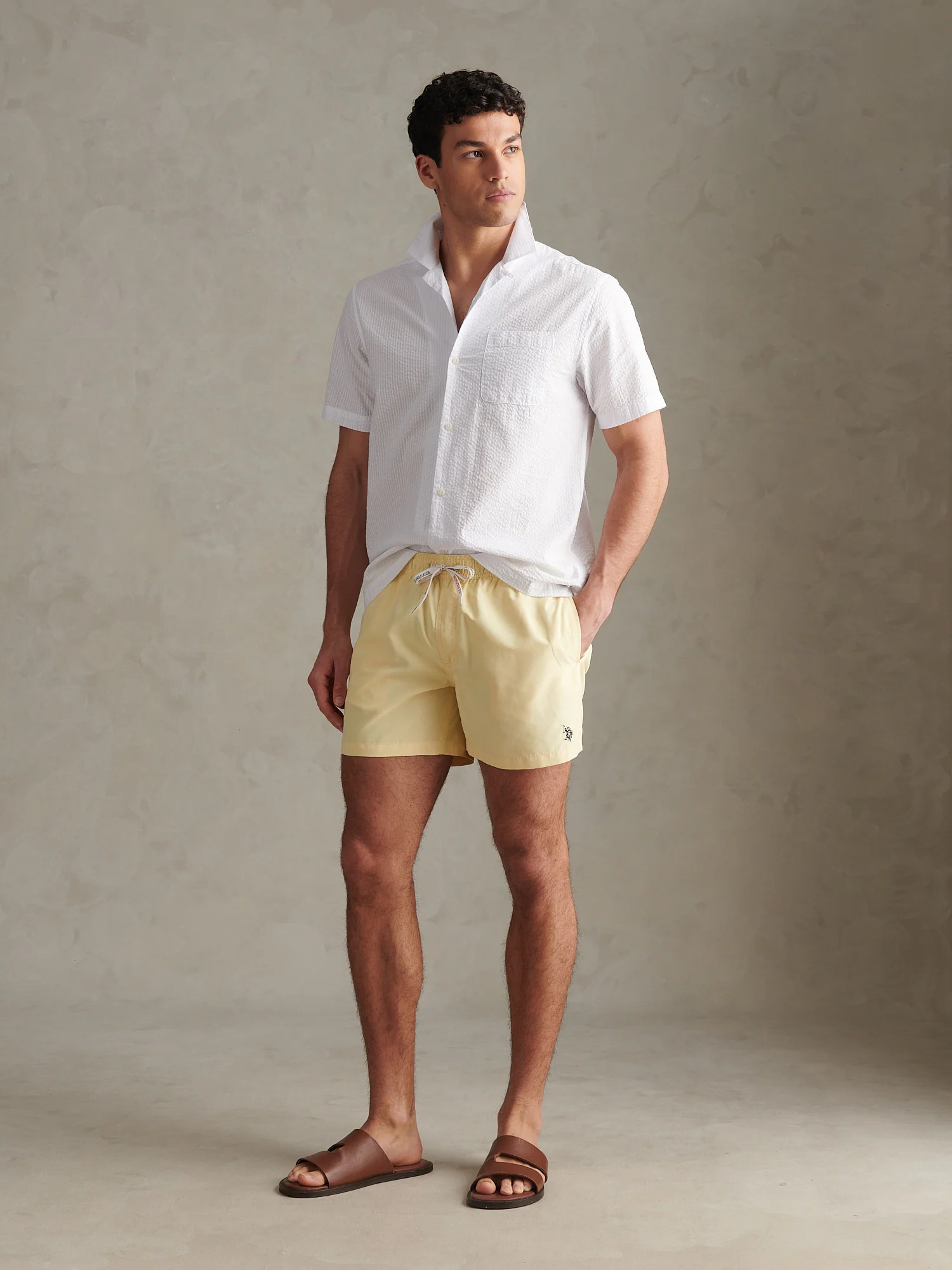 Mens Core Swim Short French Vanilla - Image 3
