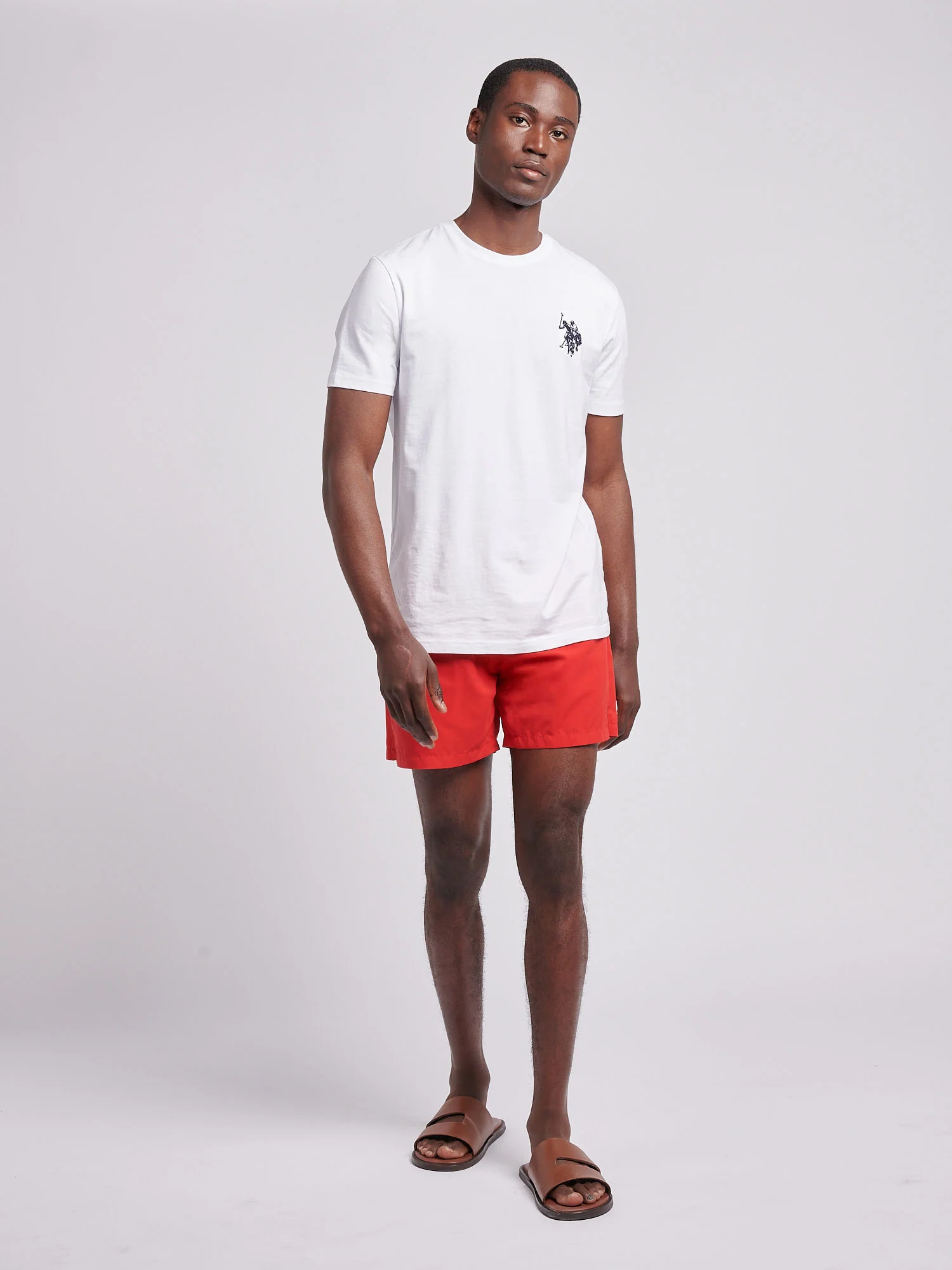 Mens Core Swim Short Haute Red - Image 3