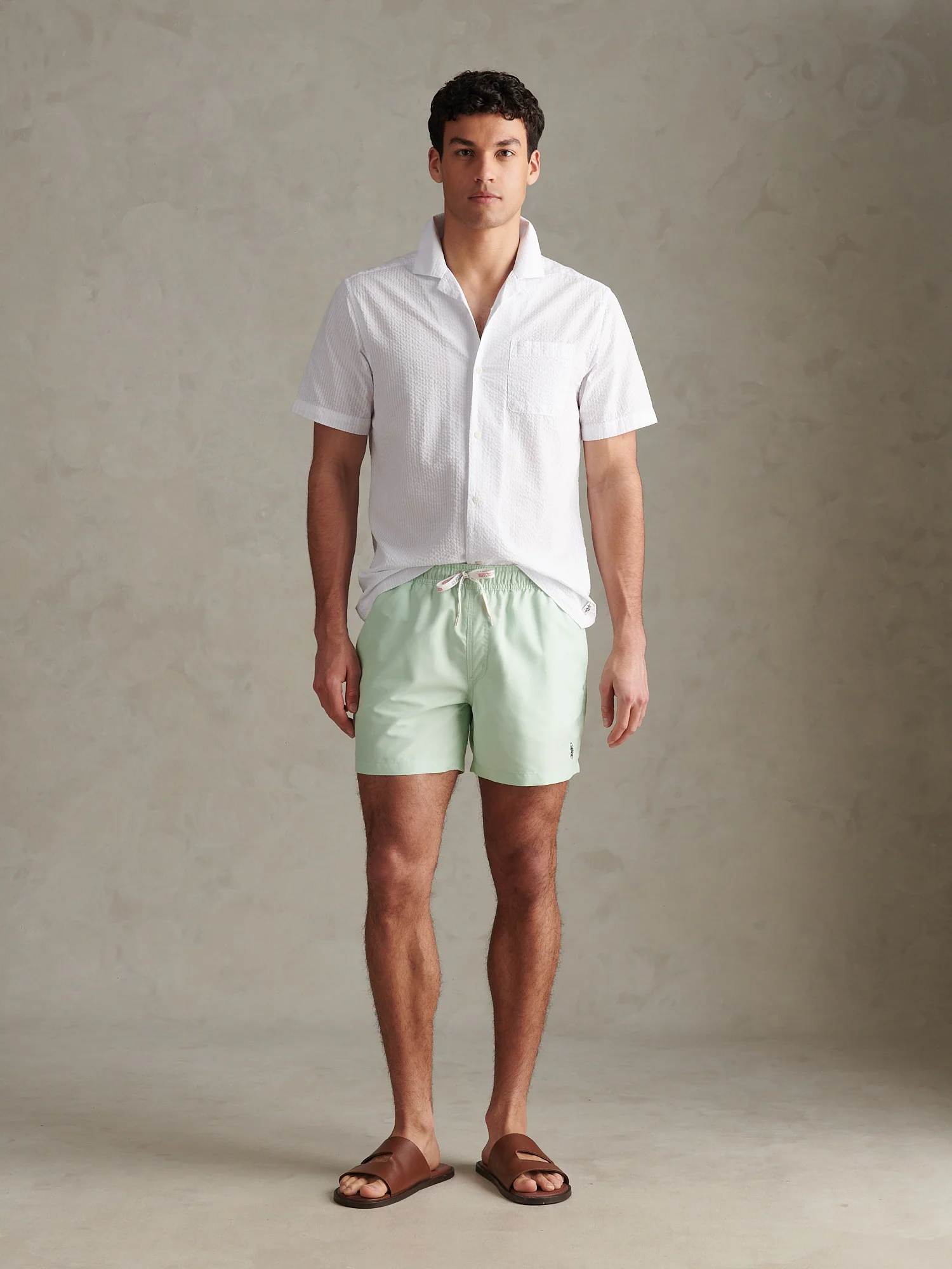 Mens Core Swim Short Pastel Green - Image 3