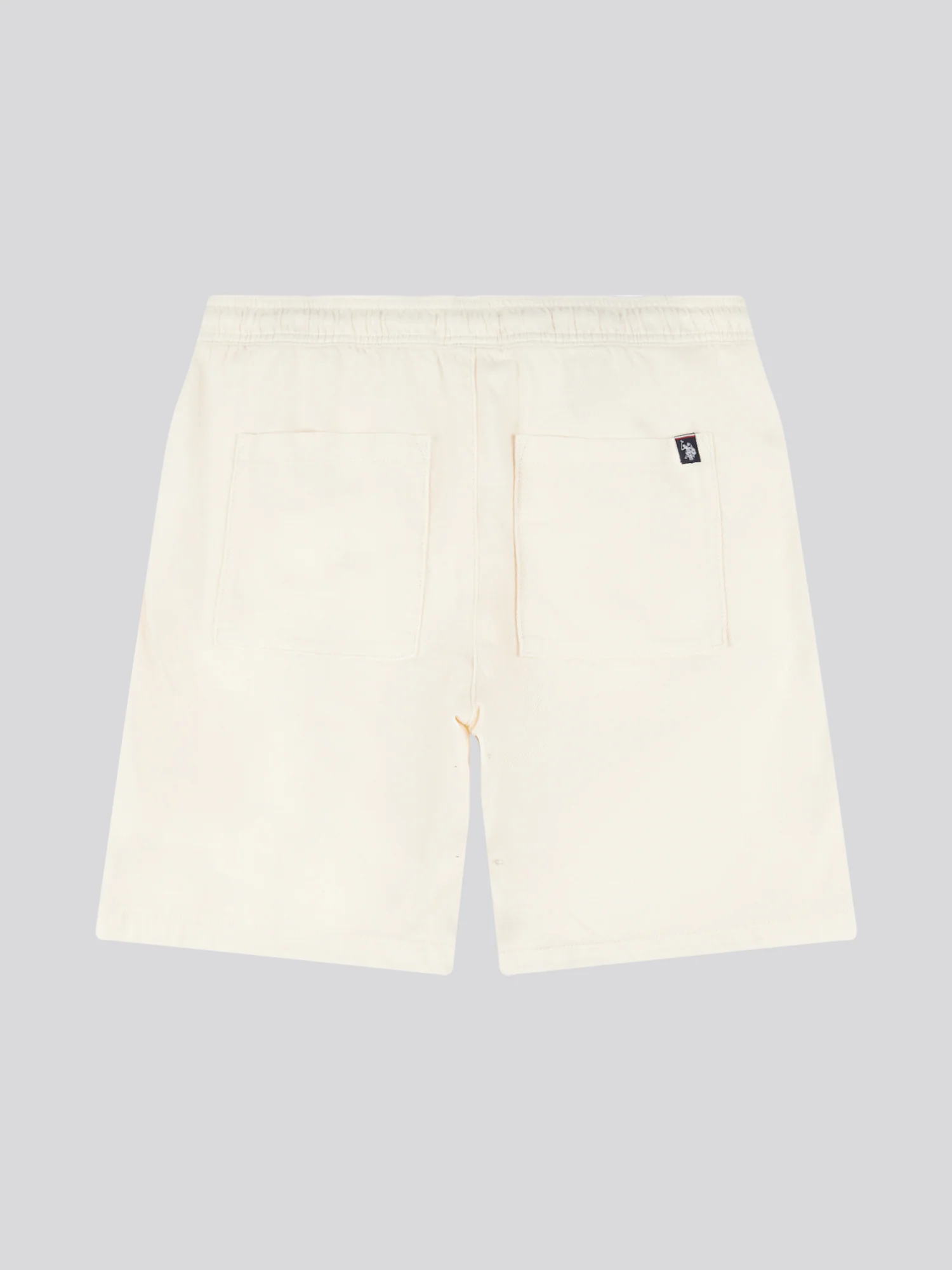 Mens Cotton Twill Drawstring Short in Whisper White - Image 7