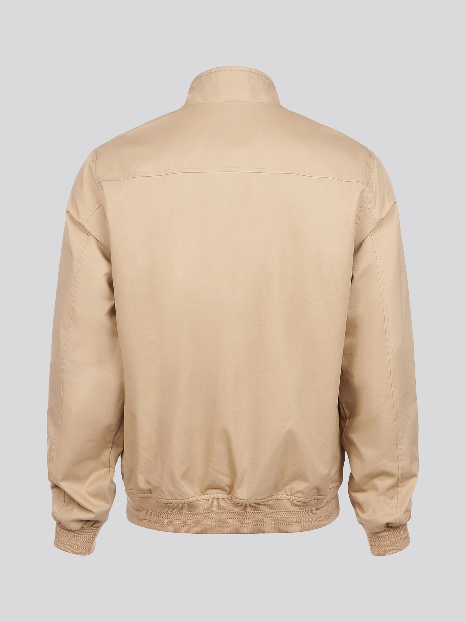 Mens Cotton Twill Harrington Jacket Cornstalk - Image 8