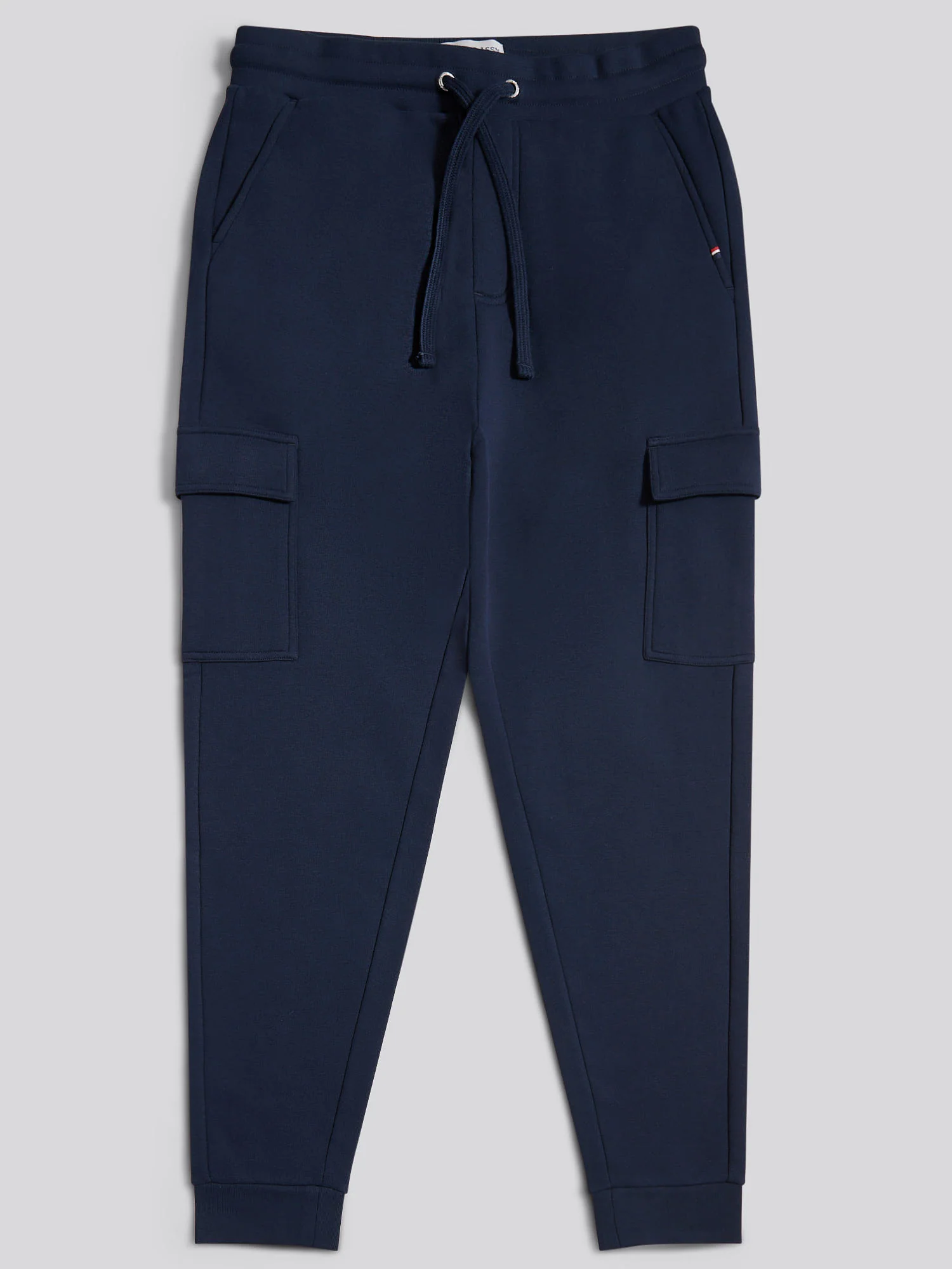 Mens Double Horsemen Cargo Sweat Jogger in Dark Sapphire Navy / Moonlight Blue DHM - Image 6