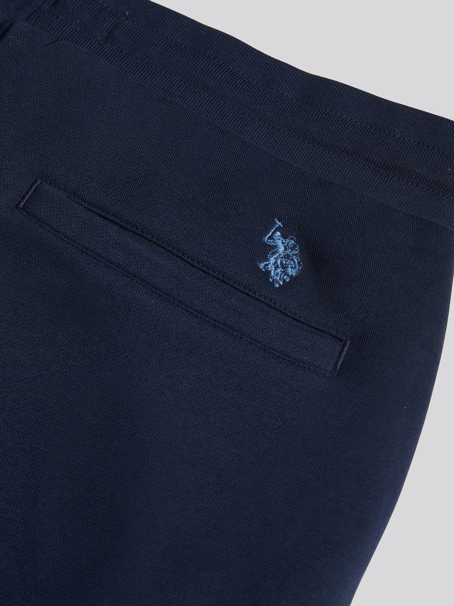 Mens Double Horsemen Cargo Sweat Jogger in Dark Sapphire Navy / Moonlight Blue DHM - Image 9