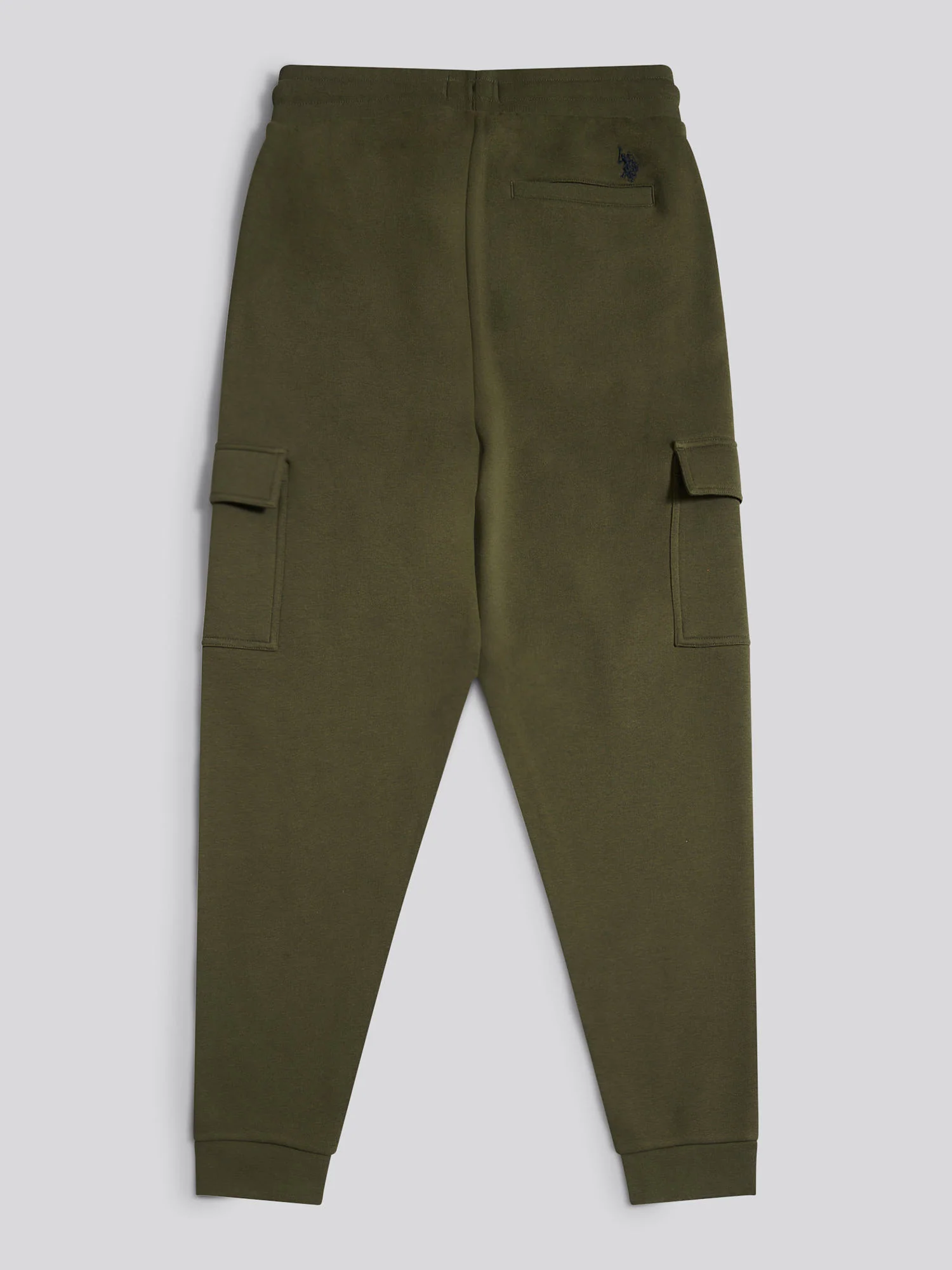 Mens Double Horsemen Cargo Sweat Jogger in Forest Night - Image 6
