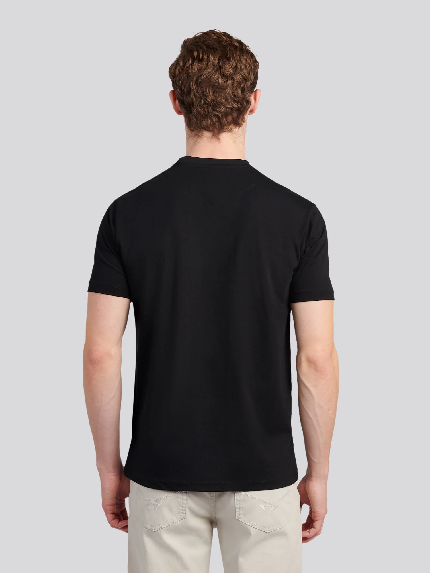 Mens Double Horsemen Graphic T-Shirt Black - Image 4