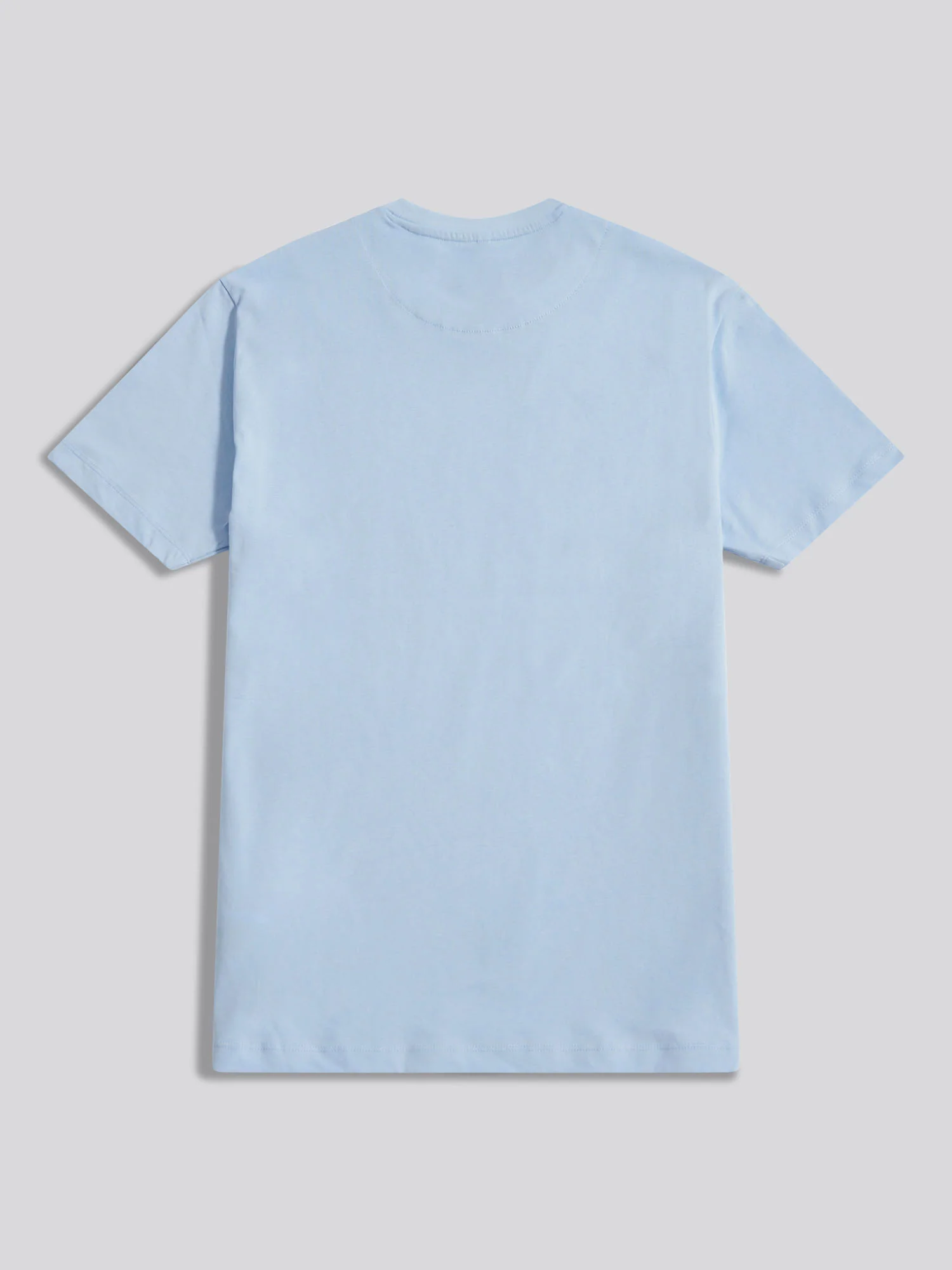 Mens Double Horsemen Graphic T-Shirt Chambray Blue - Image 6