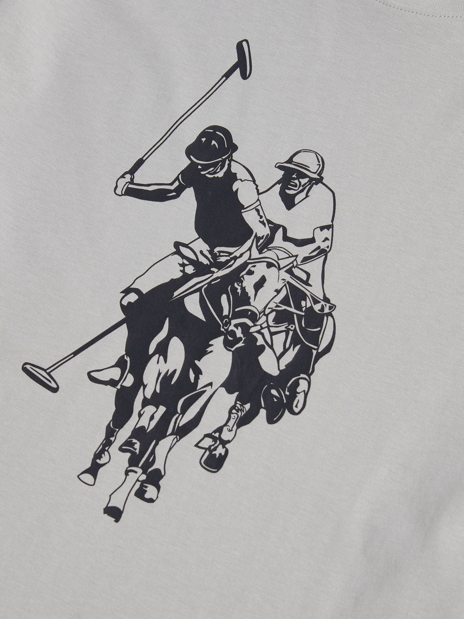 Mens Double Horsemen Graphic T-Shirt High Rise - Image 8
