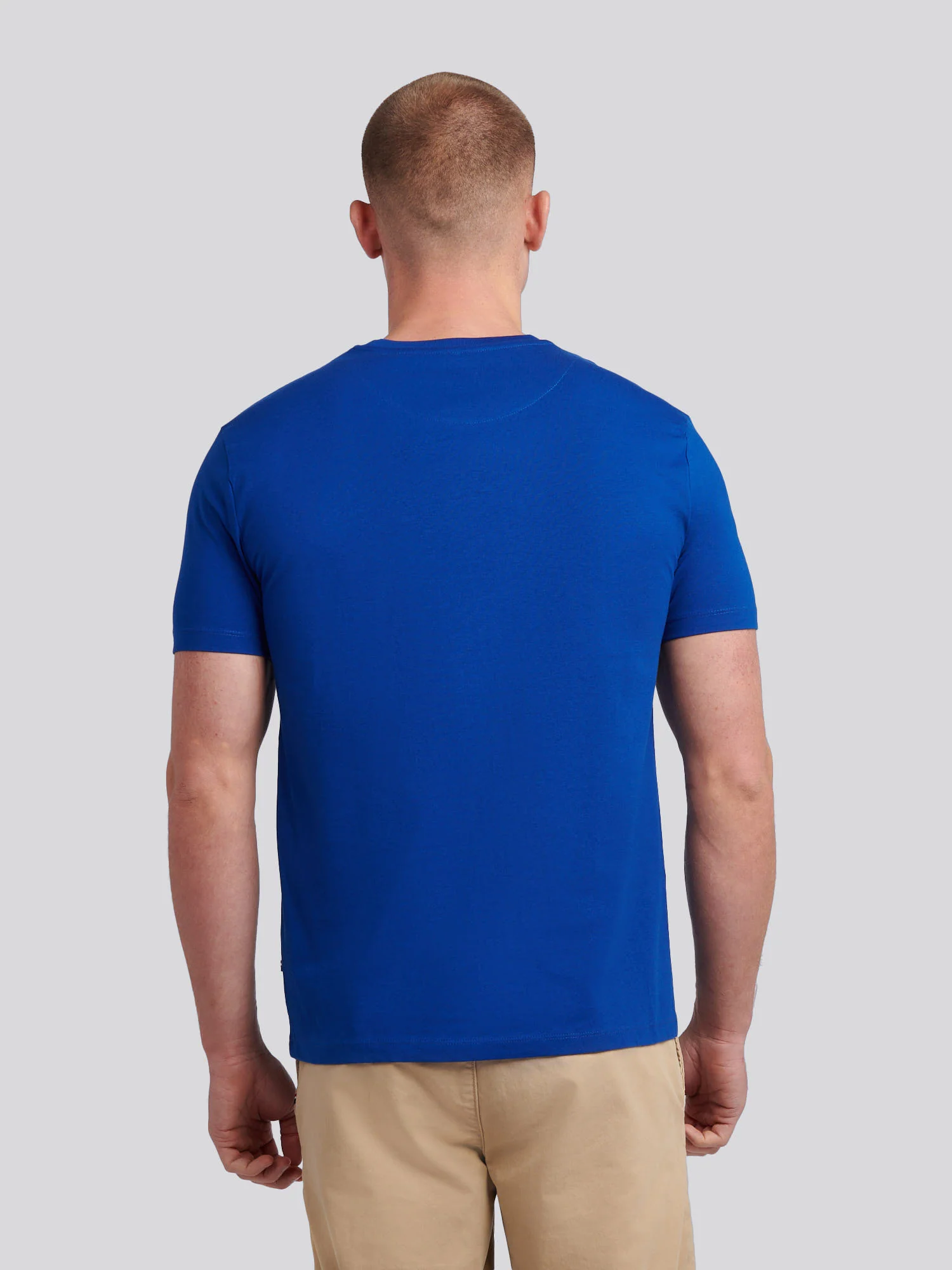 Mens Double Horsemen Graphic T-Shirt Sodalite Blue - Image 4