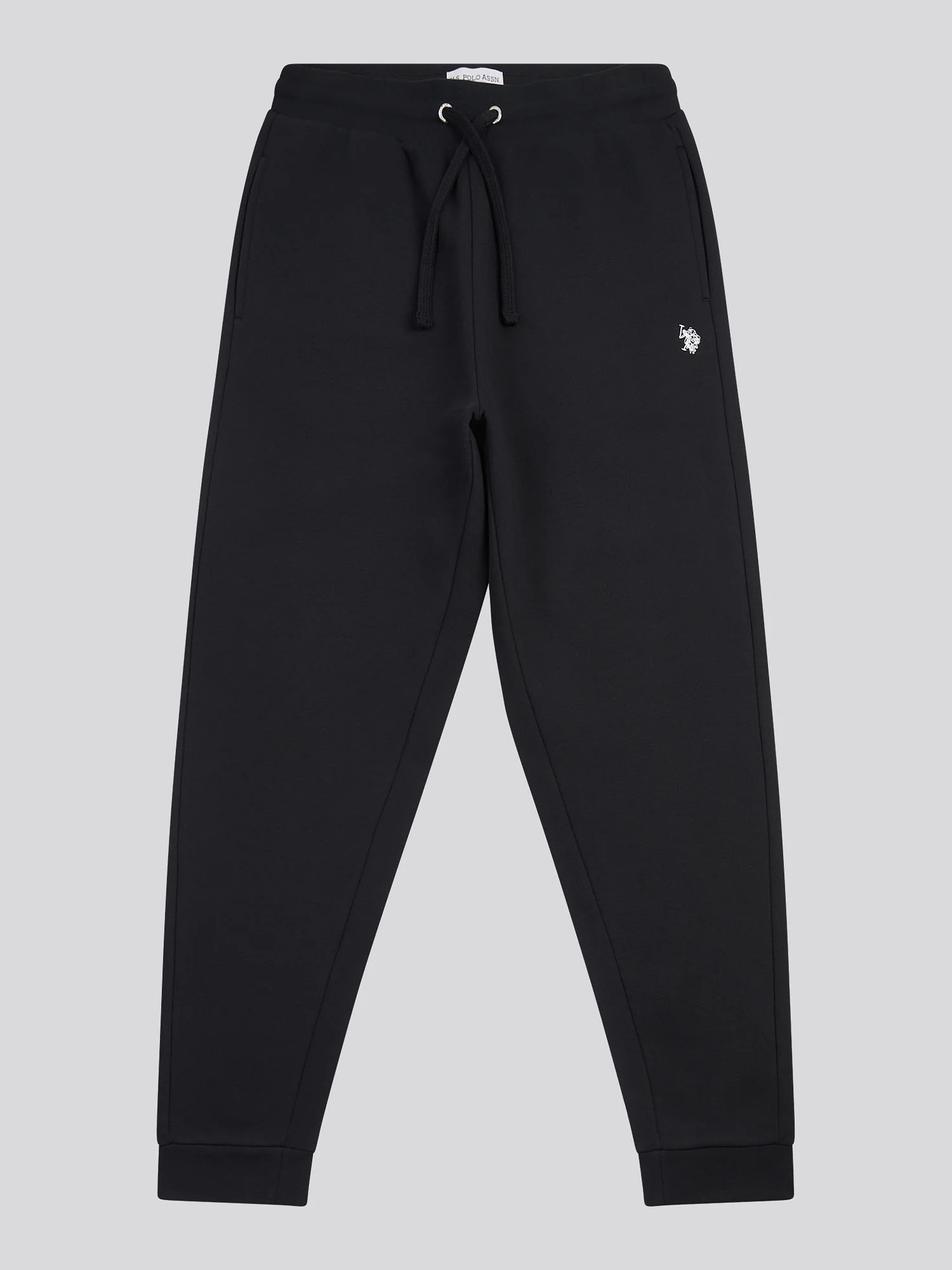 Mens Double Horsemen Jogger in Black Bright White DHM - Image 6