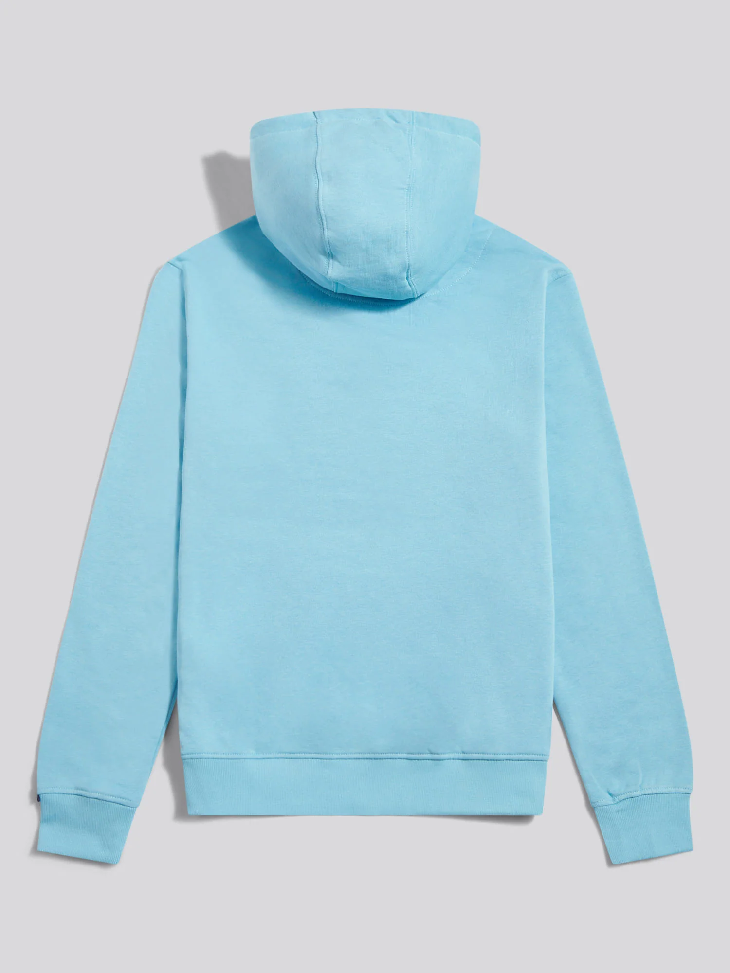 Mens Double Horsemen Loopback Hoodie Air Blue - Image 6