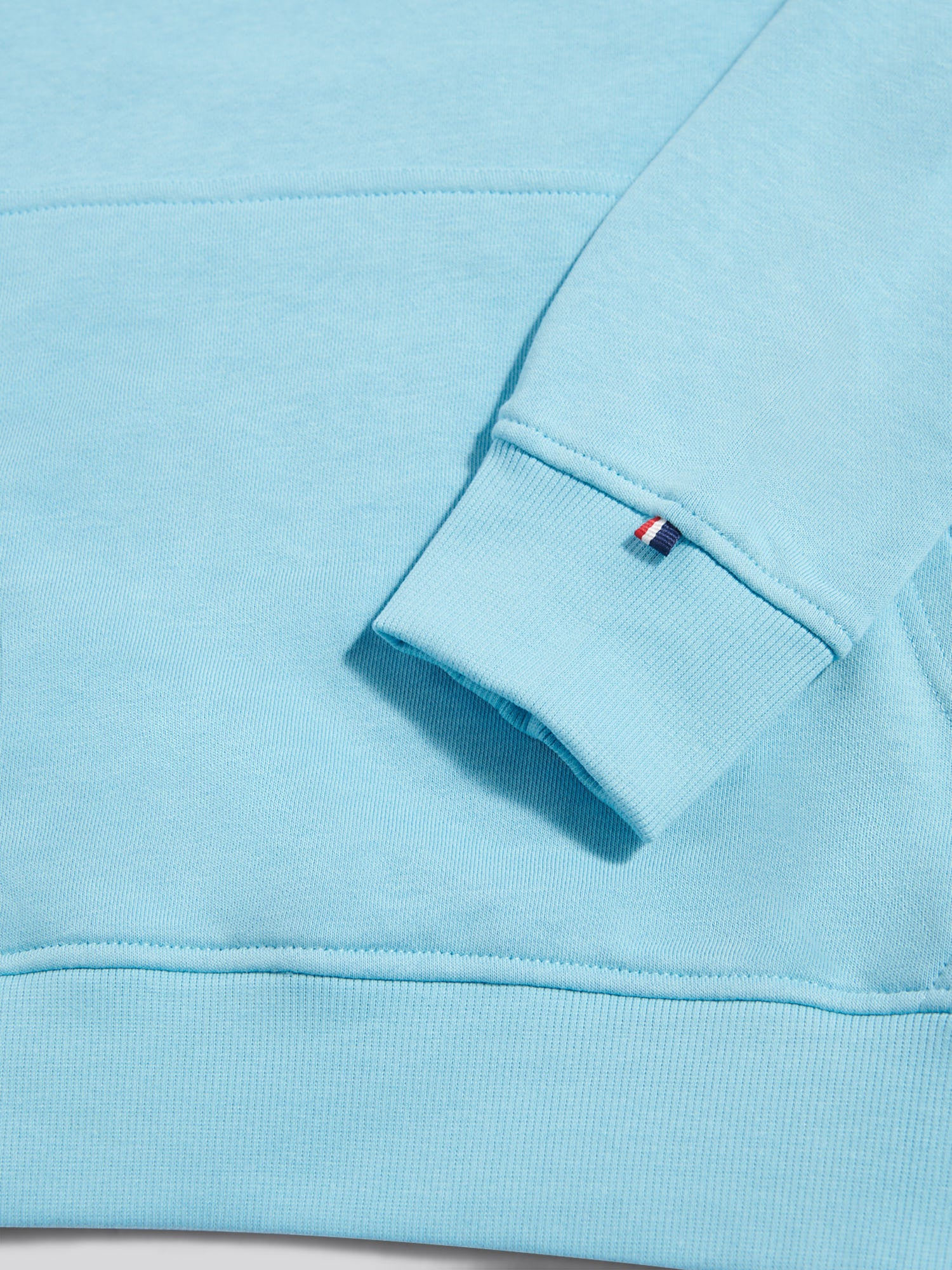 Mens Double Horsemen Loopback Hoodie Air Blue - Image 8