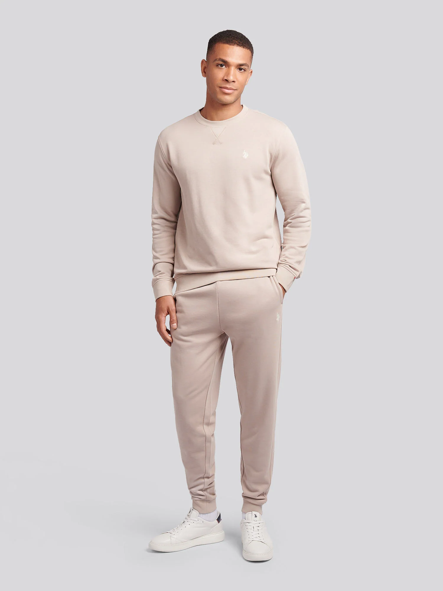 Mens Double Horsemen Loopback Jogger Atmosphere - Image 3